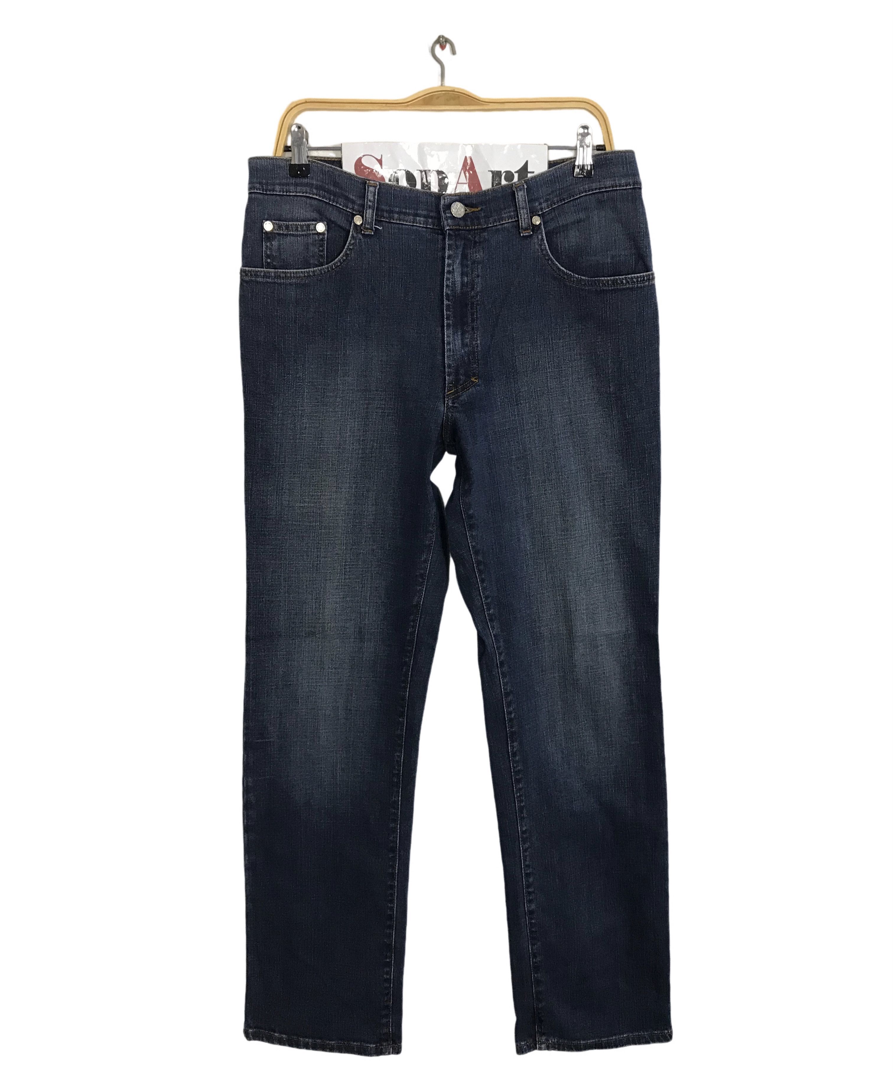 Versace Couture Jean Blue Colour Zipper Made in 🇮🇹