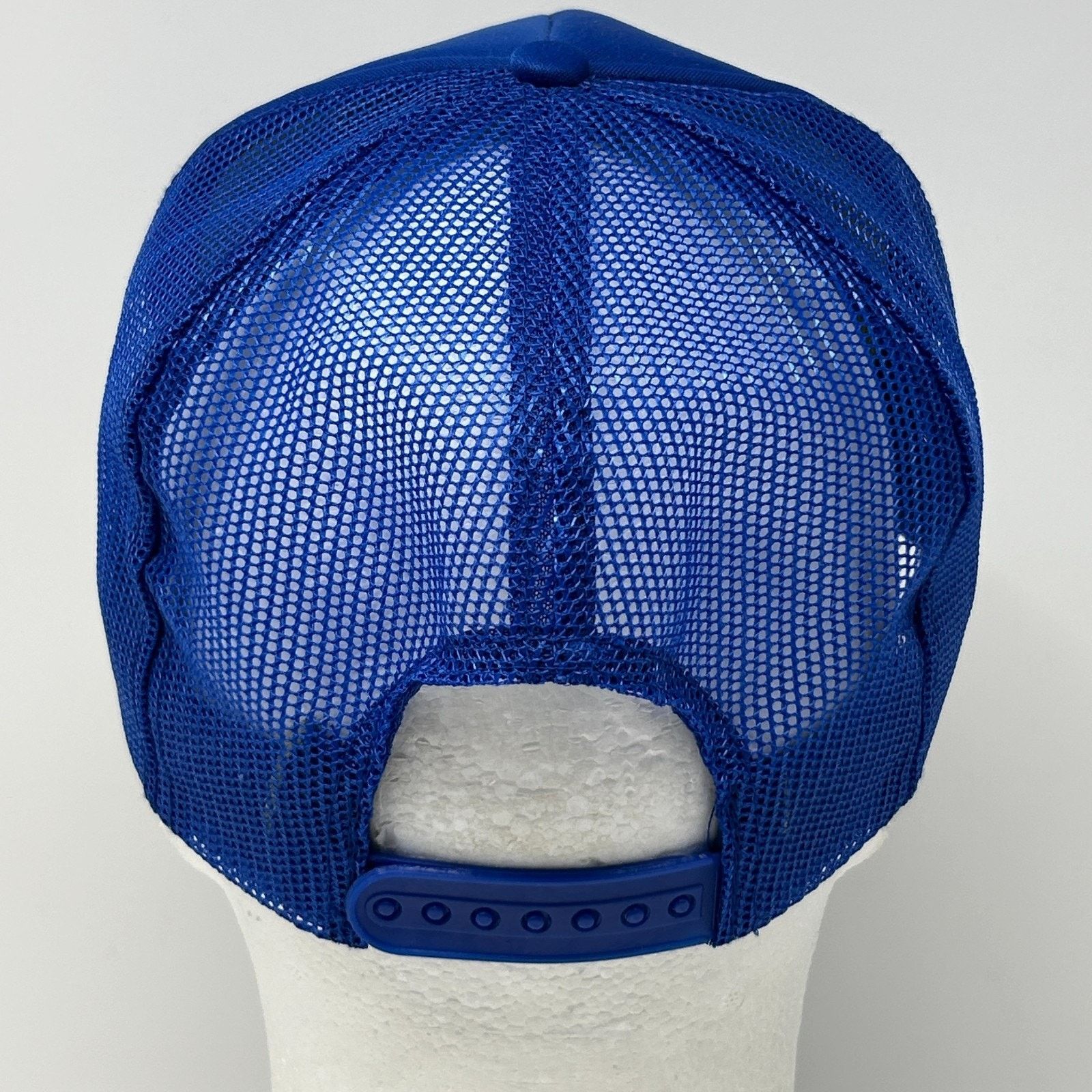 Vintage Vintage 90s Aldran Trucker Hat Baseball Cap 5 Panel Blue Size ONE SIZE - 3 Thumbnail
