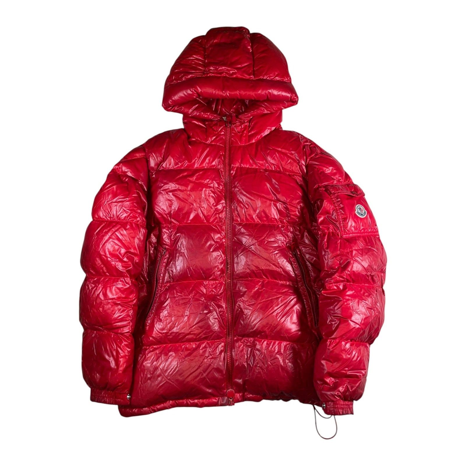 Moncler Moncler Maya Red Puffer Jacket Size US L / EU 52-54 / 3 - 1 Thumbnail