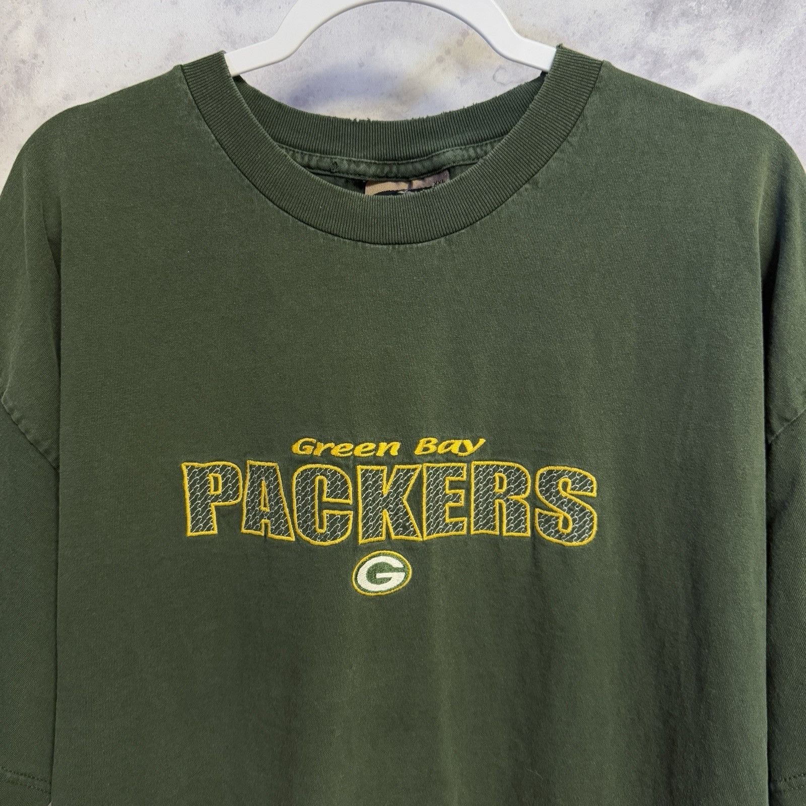 Vintage Vintage Green Bay Packers T Shirt Mens 2XL Green Size US XXL / EU 58 / 5 - 1 Thumbnail