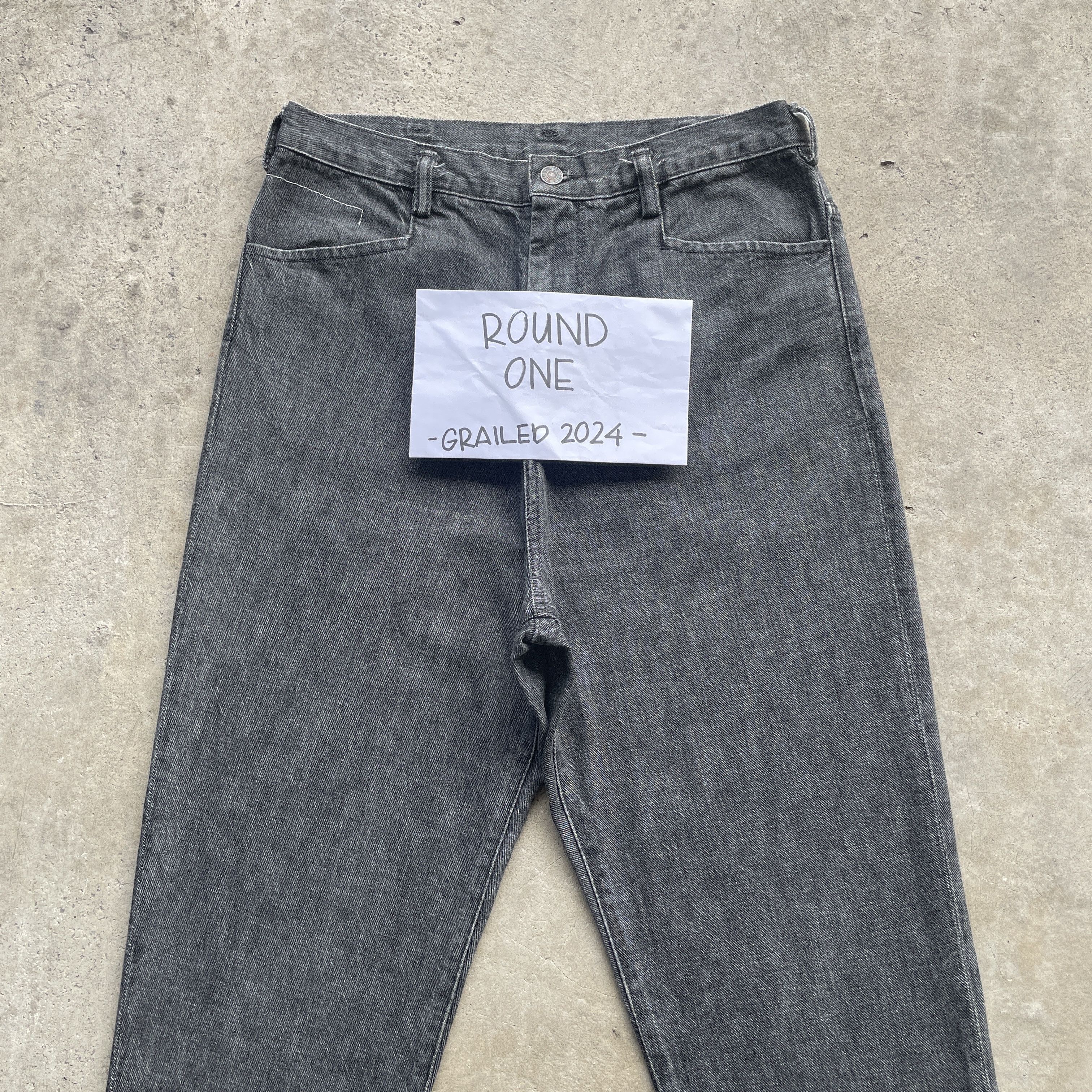Yohji Yamamoto W30 VINTAGE YOHJI YAMAMOTO Y’S BLACK JEANS FADED DENIM PANTS Size US 30 / EU 46 - 3 Thumbnail