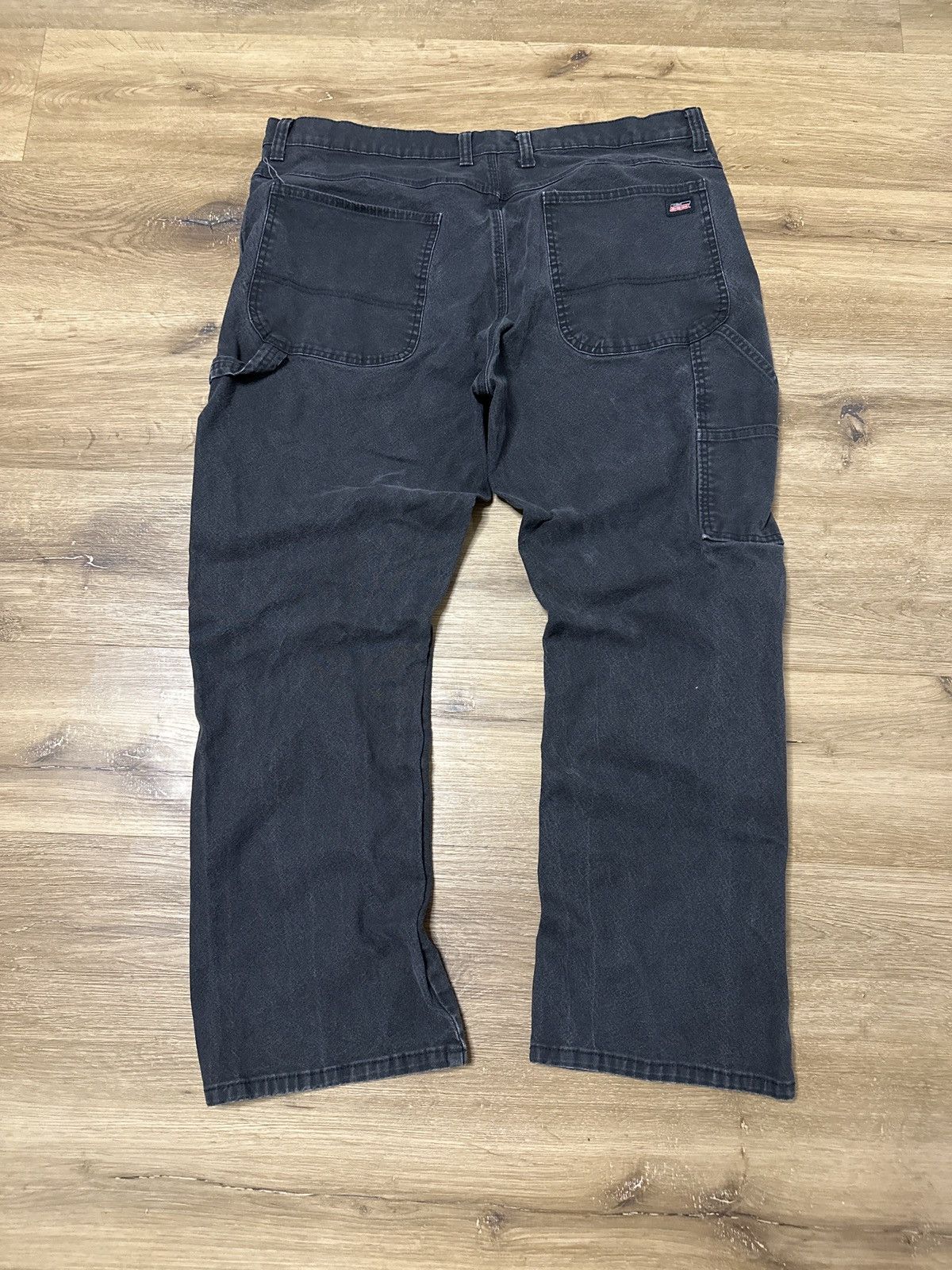 Carhartt × Dickies × Vintage Vintage 90s Dickies Carhartt Black Workweae Carpenter jeans Size US 38 / EU 54 - 1 Thumbnail