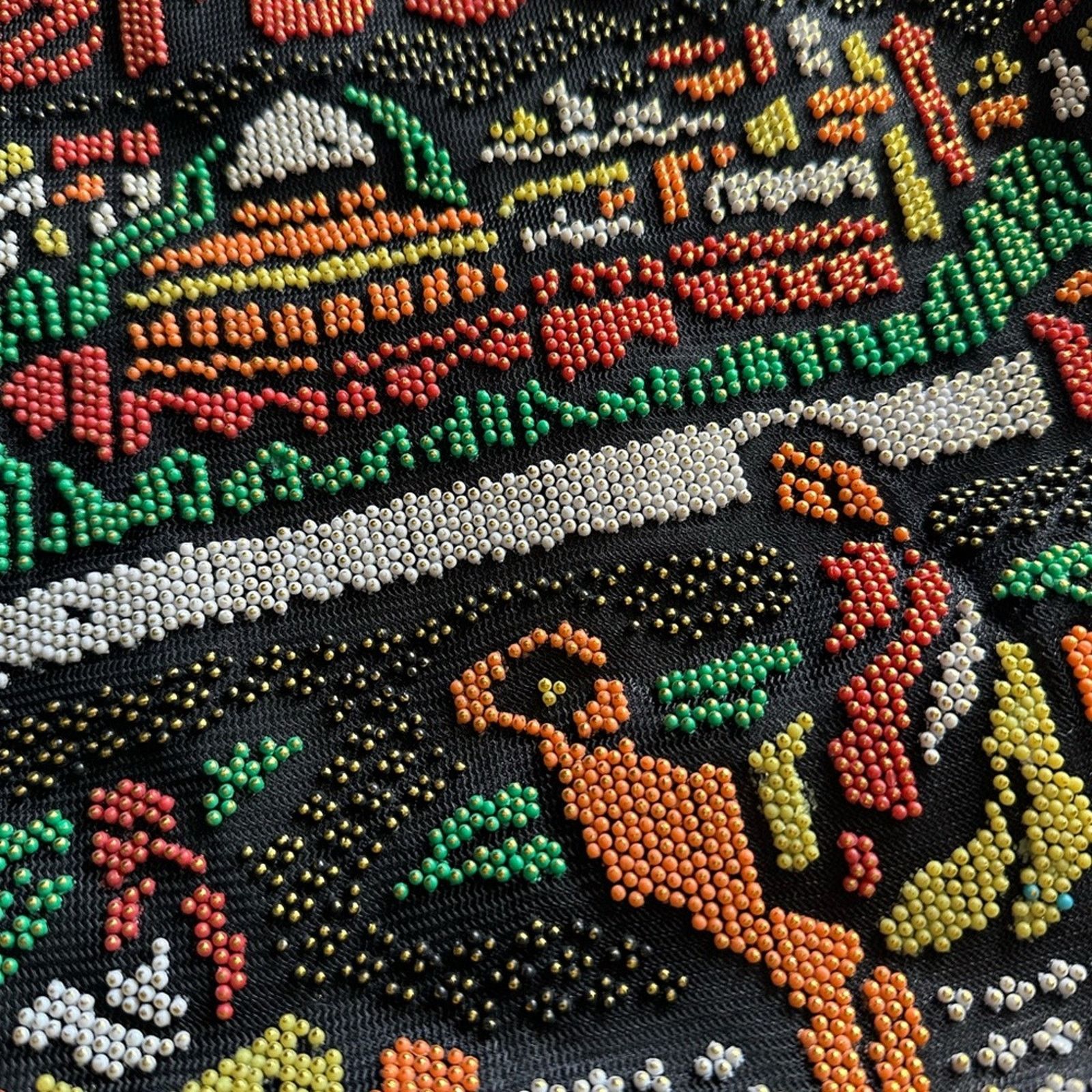 Other Vintage 80s gem Breaded Jerusalem Draw String Tote Bag Size ONE SIZE - 7 Thumbnail