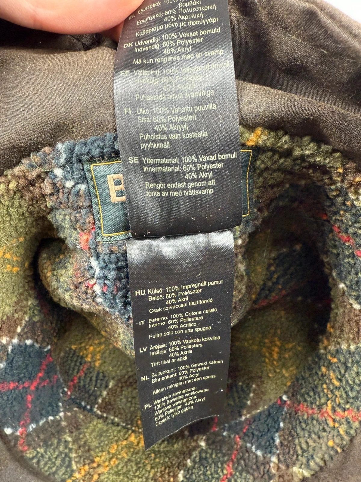 Barbour Barbour Wax Hat Bow Decor size L Size ONE SIZE - 10 Thumbnail