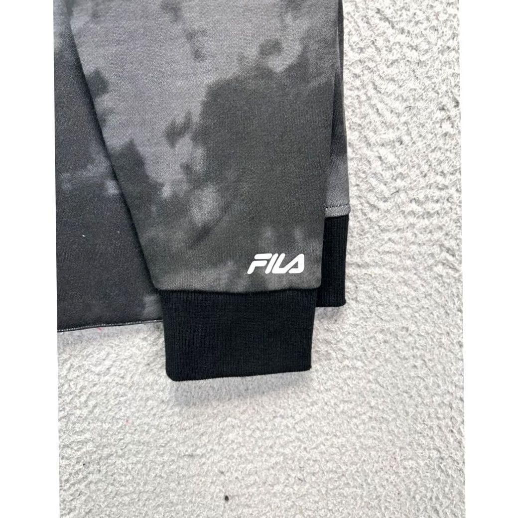 Fila FILA Sport Hoodie Sweatshirt Mens Small Gray Tie Dye Pullover Logo Hoodie Pockets KNIT Casual New without Tags Size US S / EU 44-46 / 1 - 6 Thumbnail