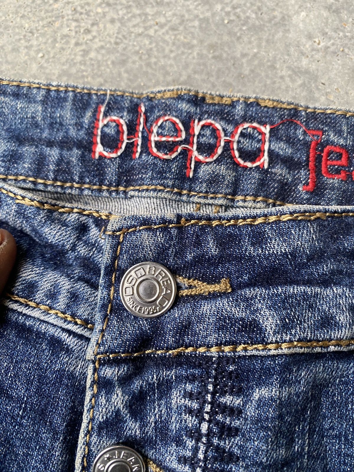 If Six Was Nine × Japanese Brand Blepa jeans rare skiny denim Size US 32 / EU 48 - 9 Thumbnail