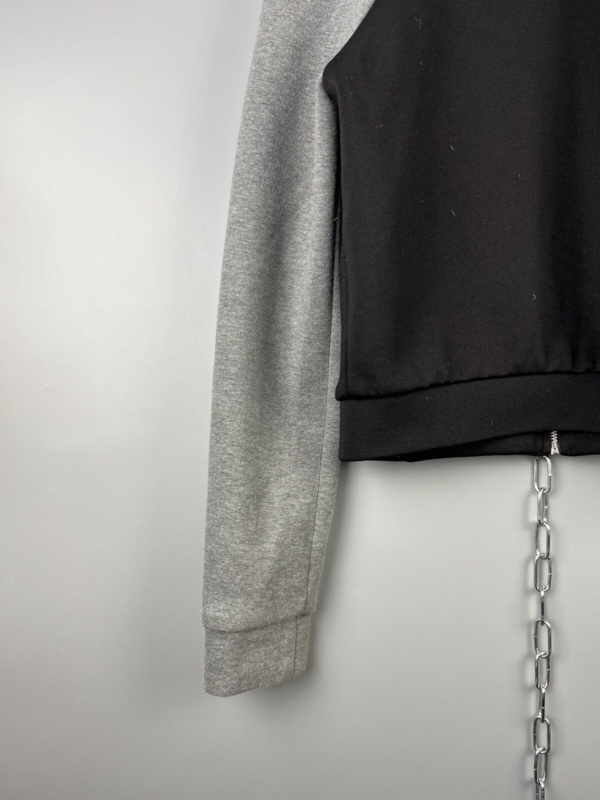 Alexander Wang Alexander Wang Womens Casual Cropped Track Top Jumper Size M / US 6-8 / IT 42-44 - 14 Thumbnail