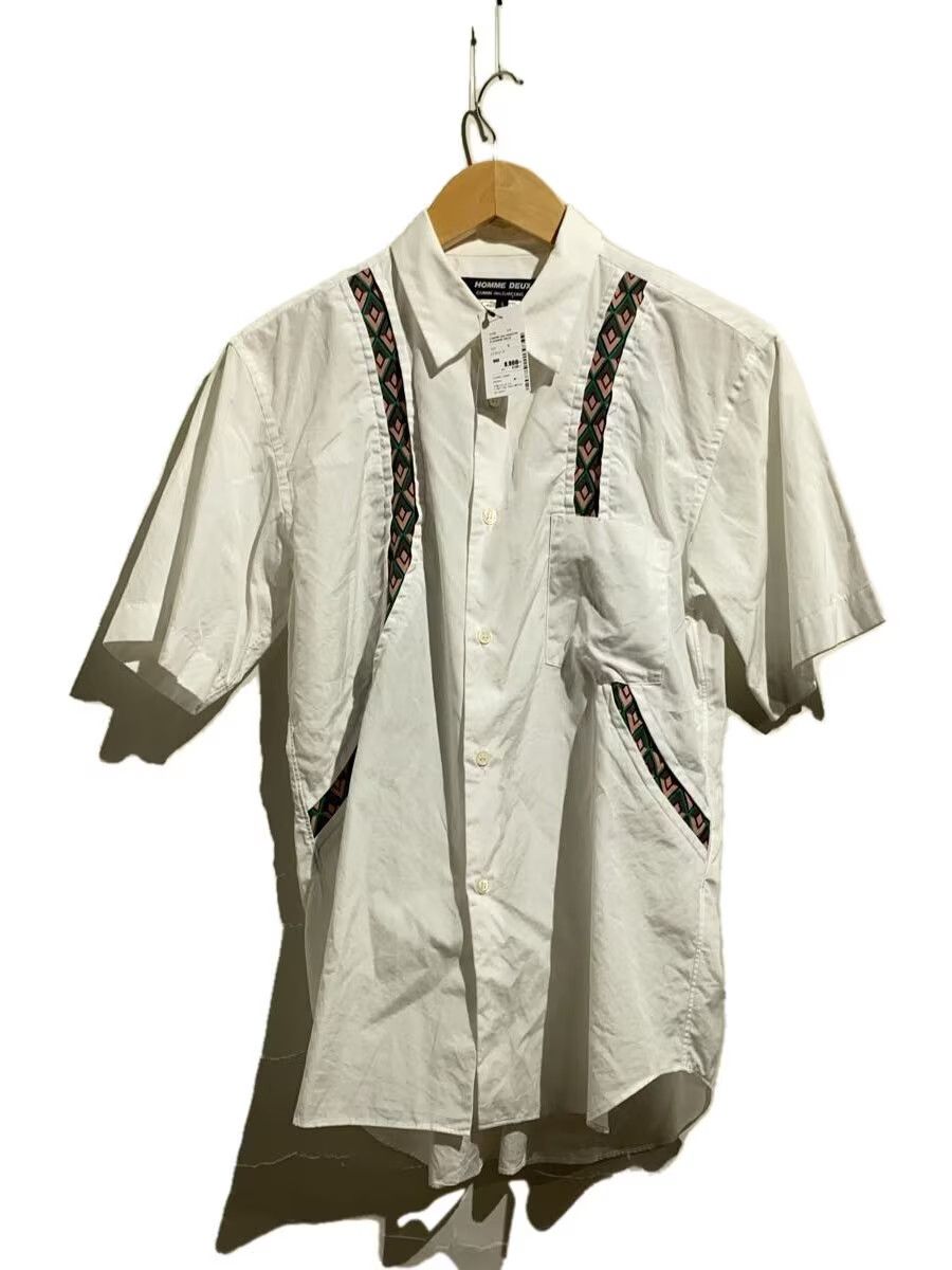 Comme des Garcons × Comme des Garcons Homme Deux Patchwork Short Sleeve Button Shirt Size US S / EU 44-46 / 1 - 1 Thumbnail