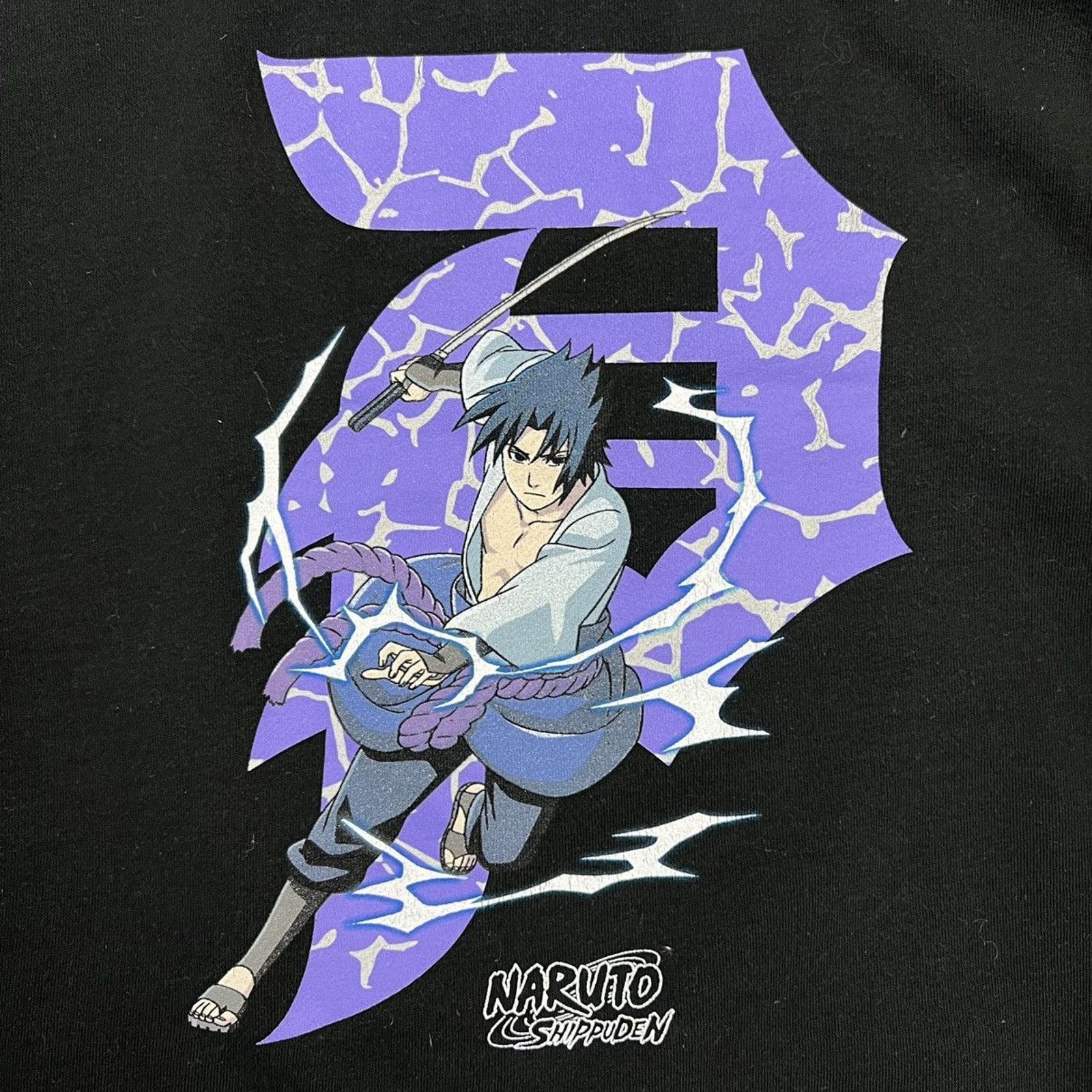 Anime × Primitive × Vintage Primitive Naruto Shippuden Hoodie Sasuke Anime Pullover Size US S / EU 44-46 / 1 - 2 Thumbnail