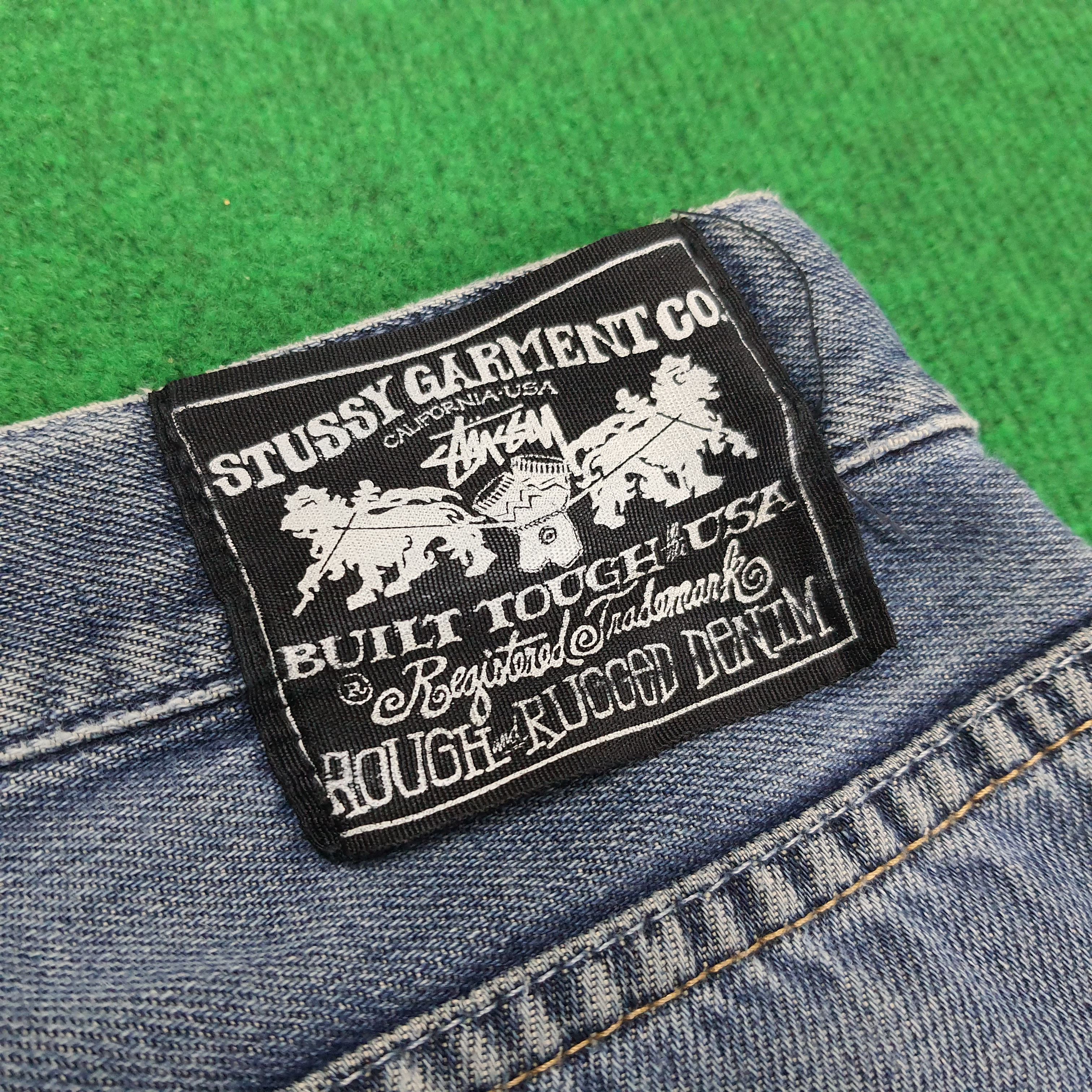 Stussy × Vintage Vintage Stussy Streetwear Custom Logo Jeans Size US 36 / EU 52 - 3 Thumbnail