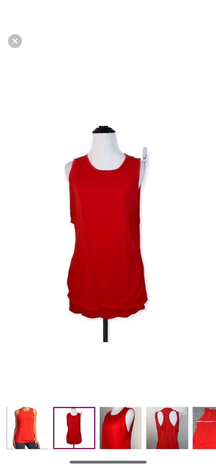 Athleta Athleta small essence double layered tank top Size S / US 4 / IT 40 - 1 Thumbnail