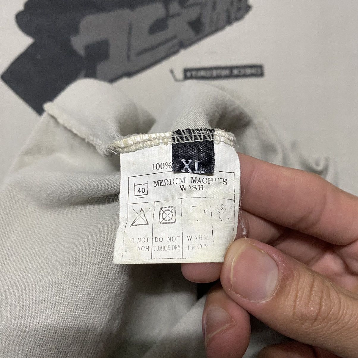 Japanese Brand × Vandalize tek*ONE Check Integrity Graphic Tee Size US XL / EU 56 / 4 - 11 Thumbnail