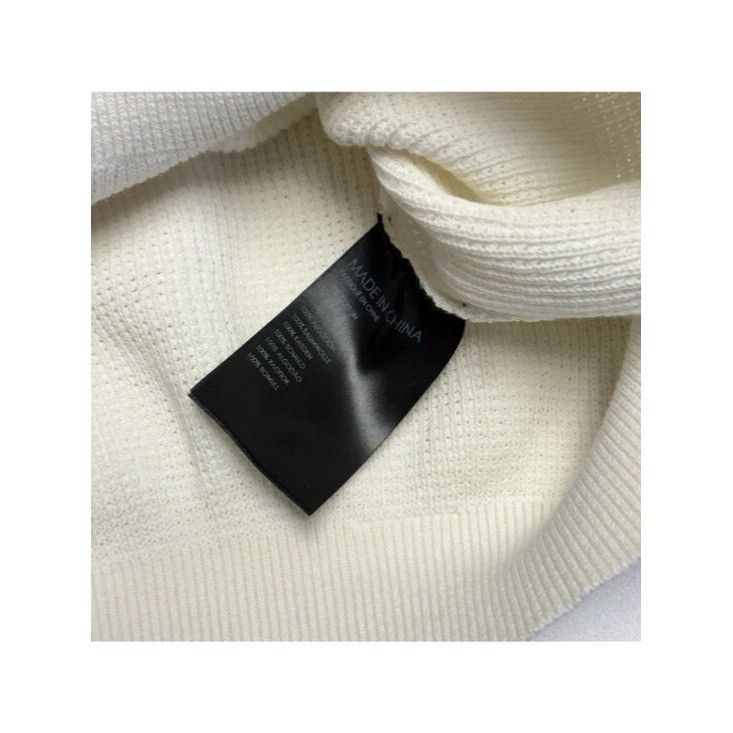 Club Monaco Club Monaco Knit Sweater Shirt Mens 2XL White Cotton Size US XXL / EU 58 / 5 - 7 Thumbnail