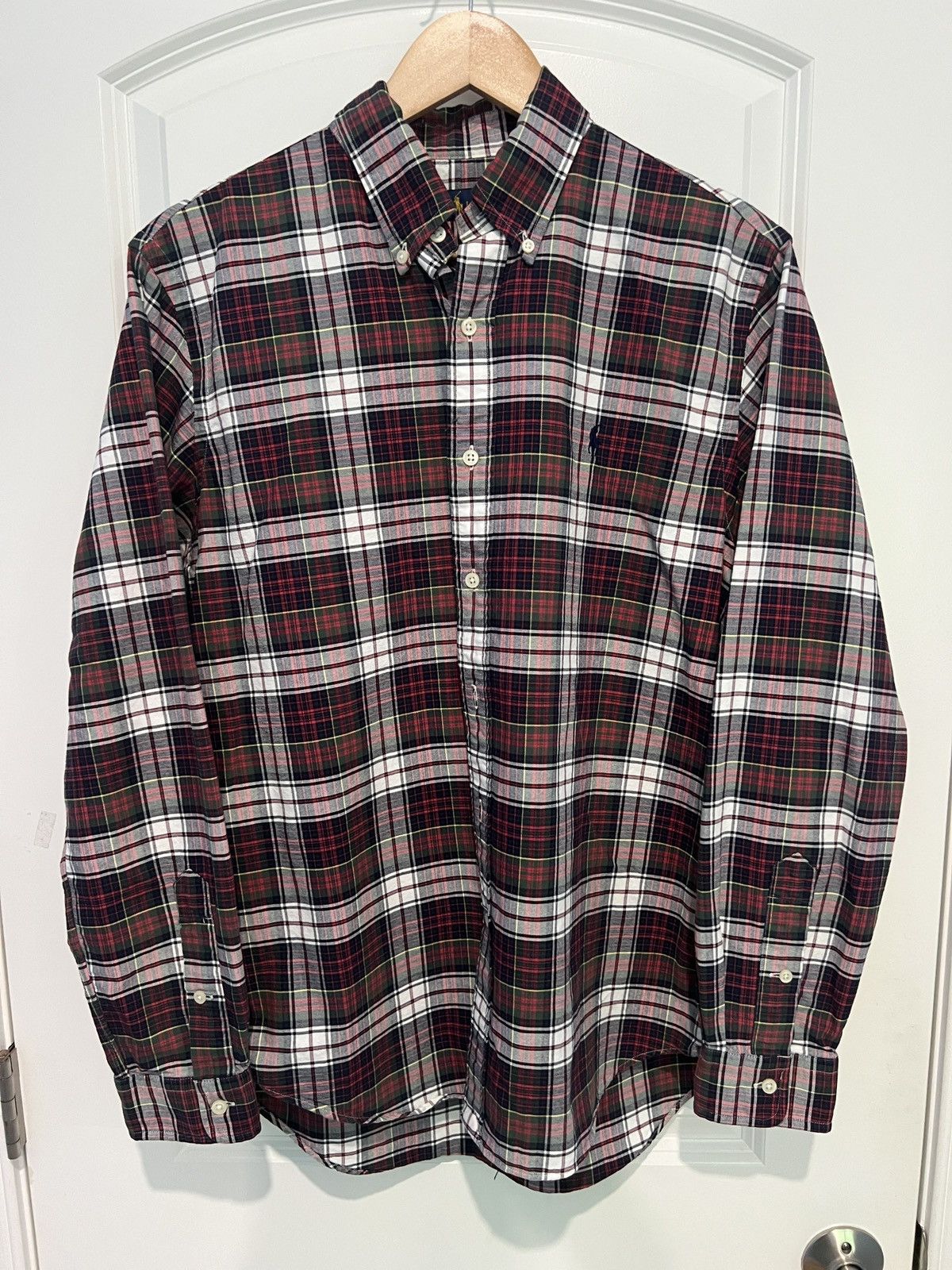Polo Ralph Lauren Vintage Y2K Polo Ralph Lauren Plaid Red/White Button Shirt Size US M / EU 48-50 / 2 - 1 Thumbnail