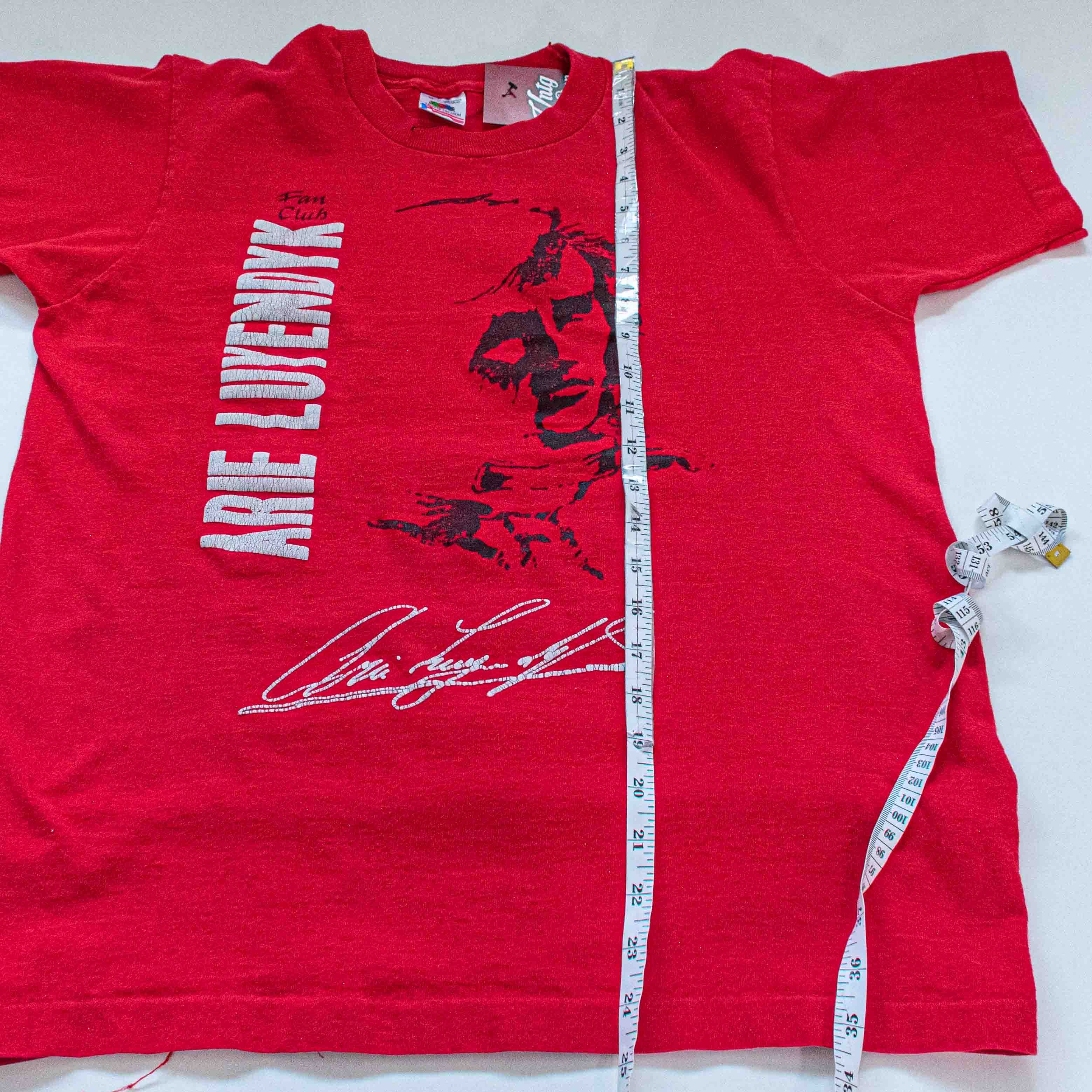 Vintage Arie Luyendyk Fan Club Racing T-Shirt Indycar VTG 90s Cars Size US M / EU 48-50 / 2 - 4 Thumbnail