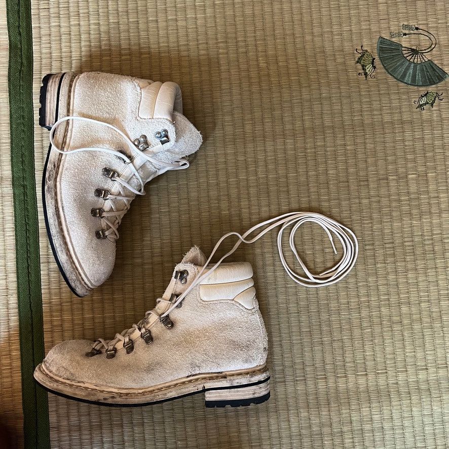 Guidi Guidi White Reverse Buffalo Leather Hiking Boot Size US 9 / EU 42 - 1 Thumbnail