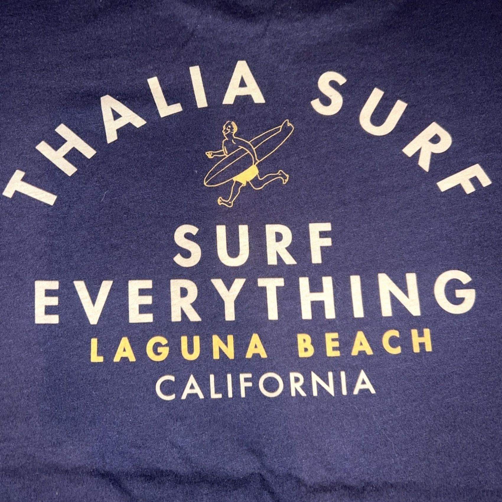 Vintage VINTAGE Thalia Surf Laguna Beach Surfer Logo Tee Shirt XL Gray Mens Short Sleeve Crew Neck Graphic Print Size US XL / EU 56 / 4 - 6 Thumbnail