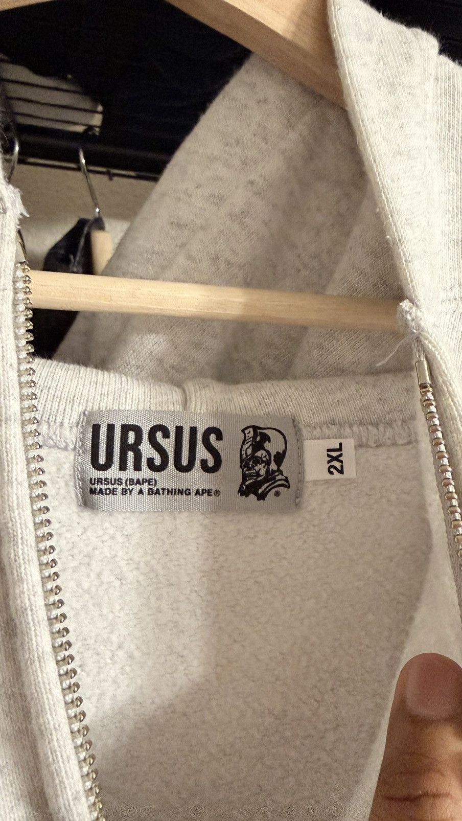 Bape Bape ursus grey hoodie Size US XXL / EU 58 / 5 - 4 Thumbnail