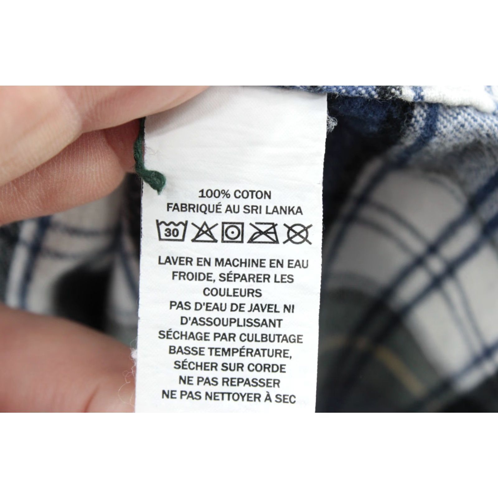 Vintage L.L. Bean Flannel Shirt Mens Blue Green Plaid Longsleeve Outdoors Hiking Camping Shirt Mens L Blue Plaid Flannel Button-Up Outdoors Men Size US L / EU 52-54 / 3 - 5 Thumbnail