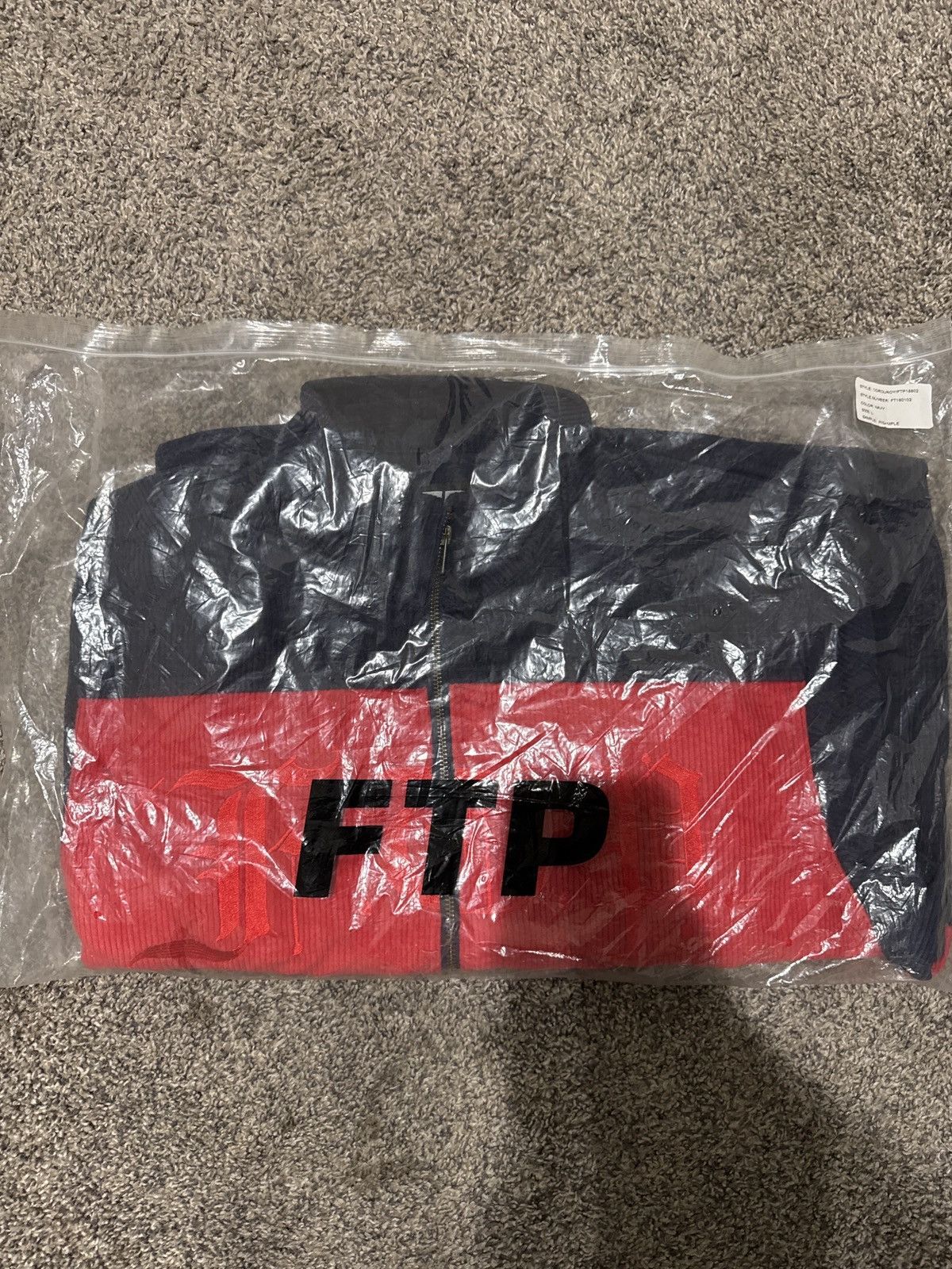 Fuck The Population Corduroy FTP Navy Size US L / EU 52-54 / 3 - 1 Thumbnail