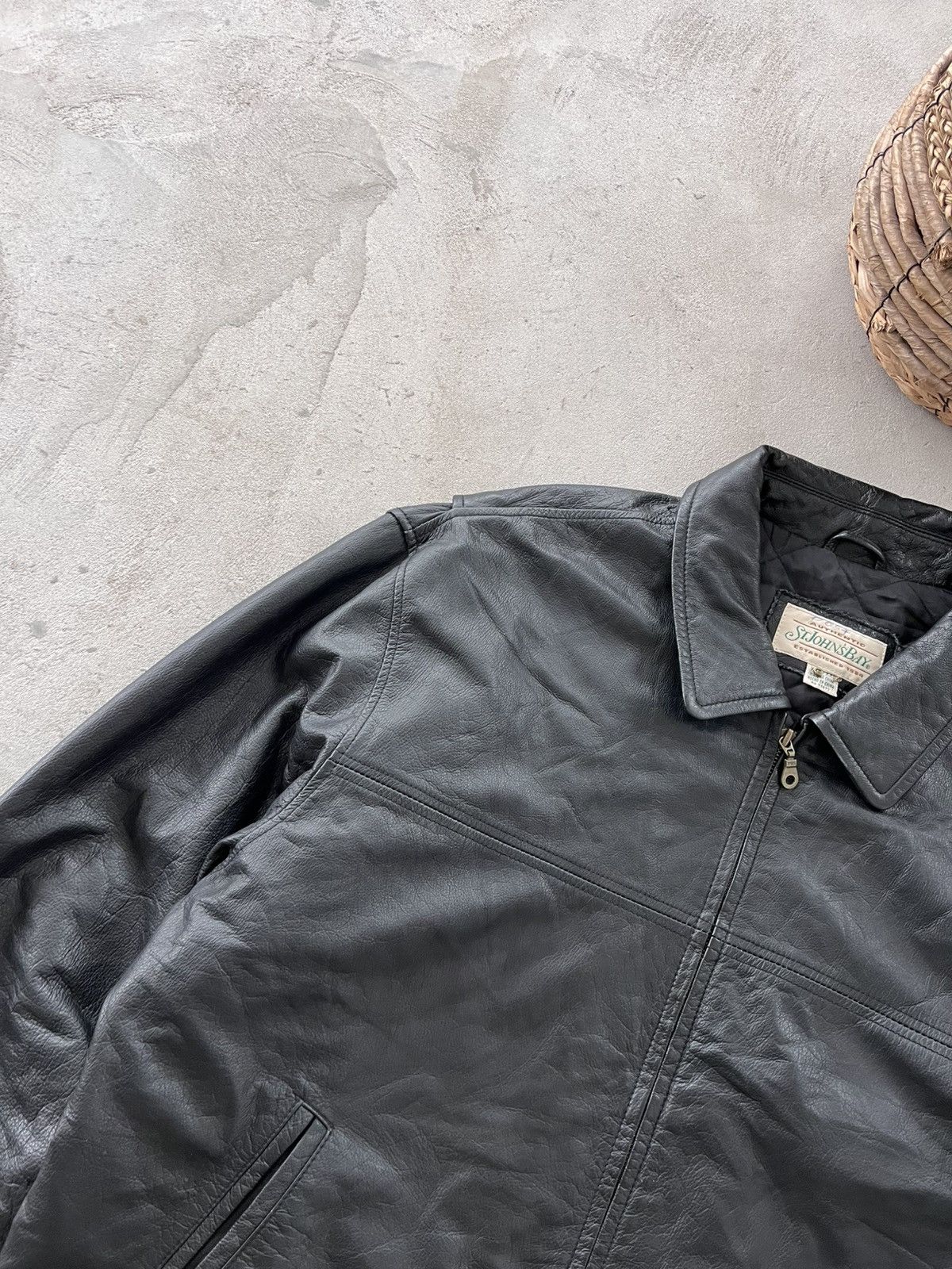 Genuine Leather Vintage Avantgarde Black Leather Coach Bomber Jacket Y2K Size US XXL / EU 58 / 5 - 4 Thumbnail