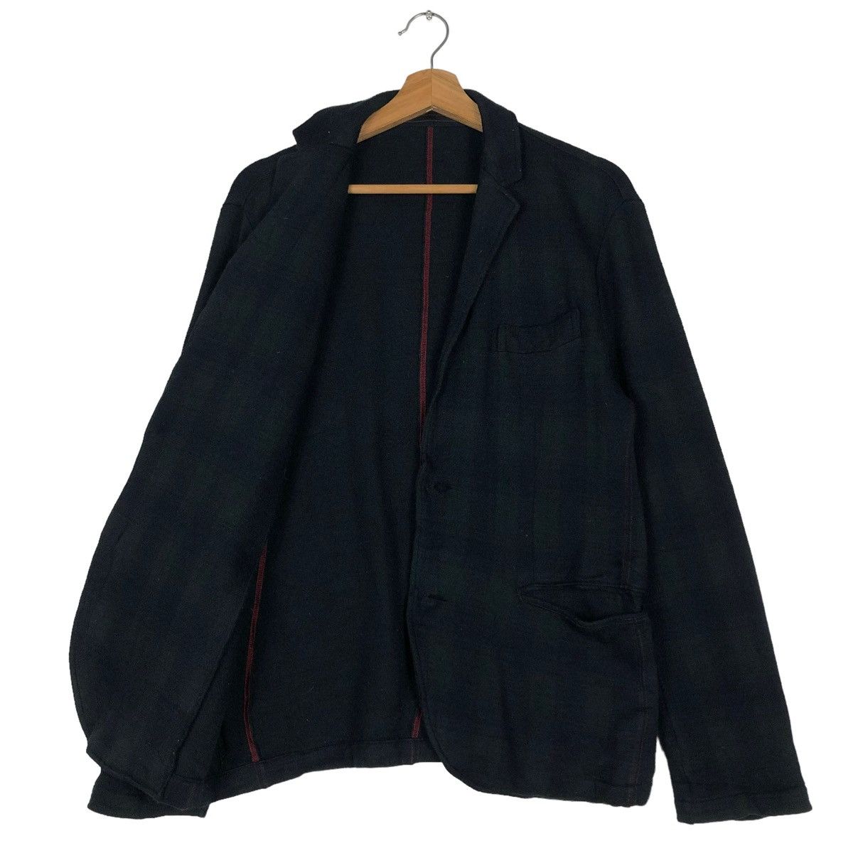 Issey Miyake 🔥VINTAGE WORK WOOL JACKET CHORE PICCOLO JAPAN Size US M / EU 48-50 / 2 - 11 Thumbnail