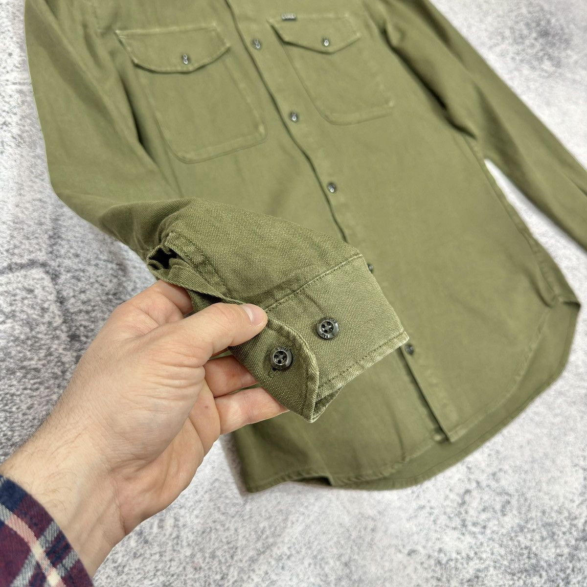 Designer × G-Star G-Star RAW Olive Marine Slim Shirt M size Size US M / EU 48-50 / 2 - 3 Thumbnail