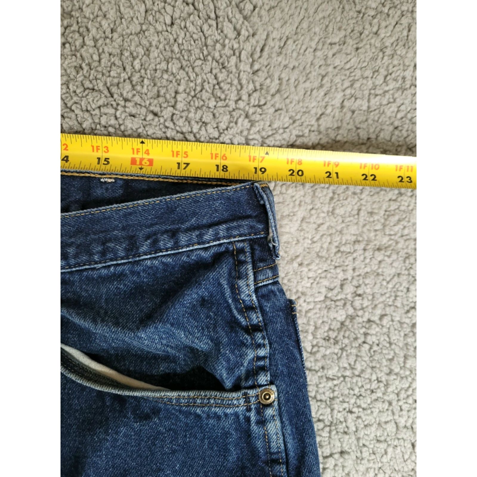 Wrangler Wrangler Jeans Men's 38x30 Straight Denim Cotton Blue Jeans Size US 38 / EU 54 - 7 Thumbnail