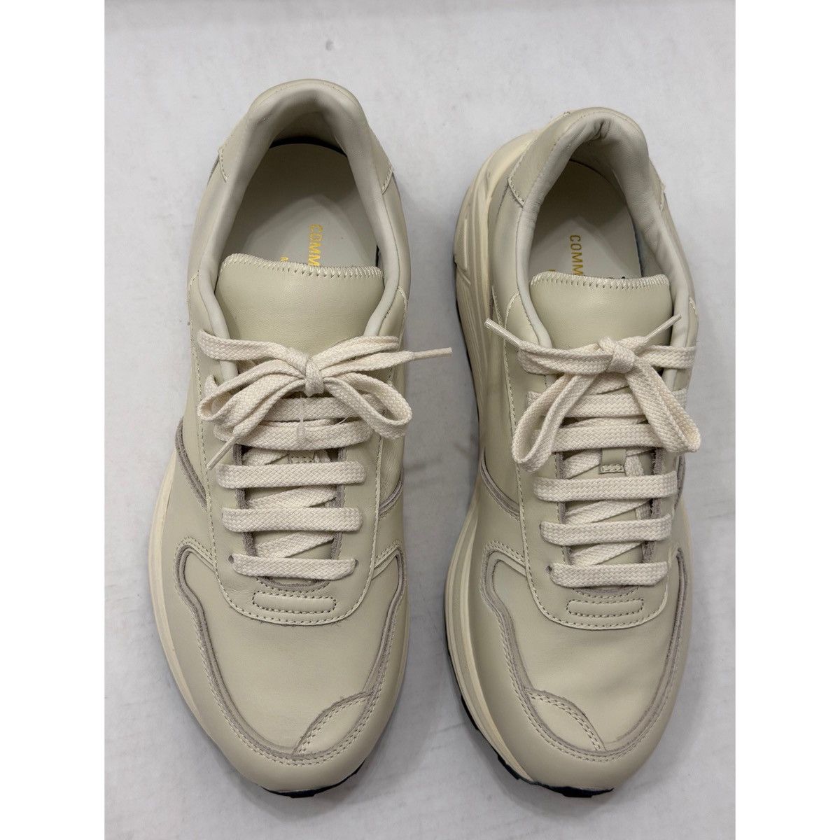 Common Projects COMMON PROJECTS PREMIUM RUNNER OFF WHITE SNEAKER Size US 9 / EU 42 - 10 Thumbnail