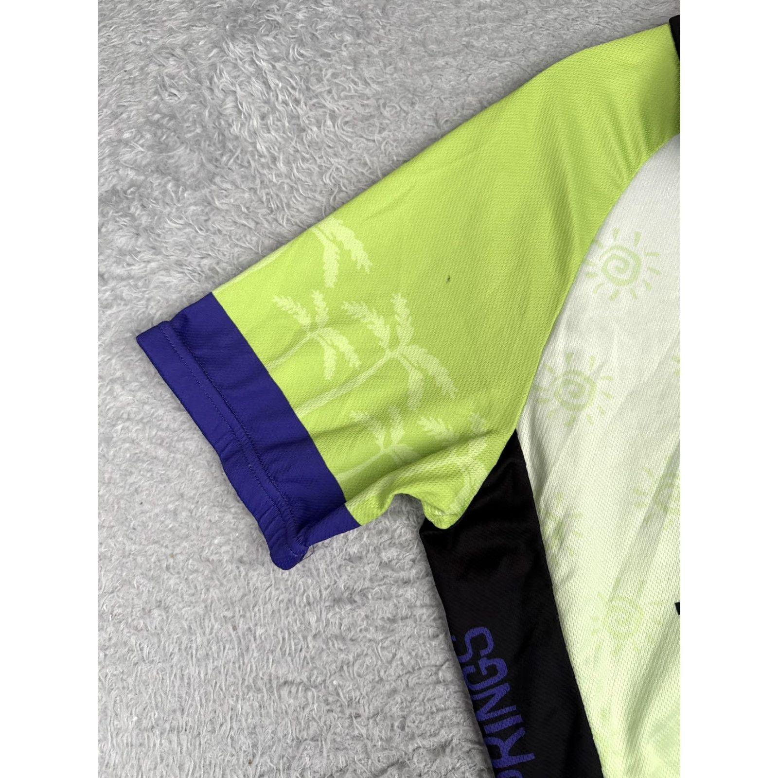 Vintage Primal Cycling Jersey Mens Large Green Purple Tour De Palm Springs 2017 Shirt Size US M / EU 48-50 / 2 - 3 Thumbnail