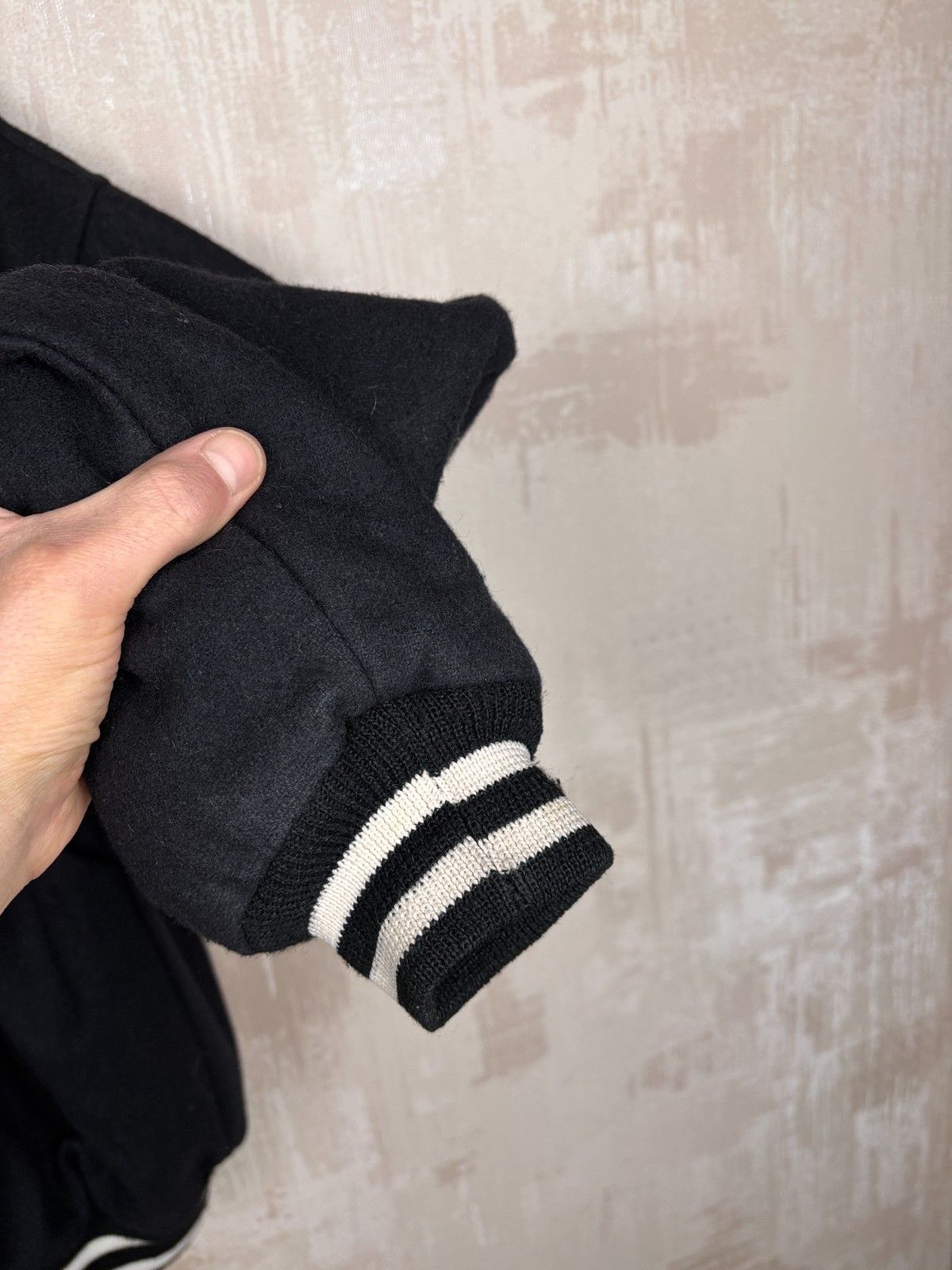 Vintage Vintage Black Panther College Bomber Jacket Wool Blend Size US XL / EU 56 / 4 - 15 Thumbnail