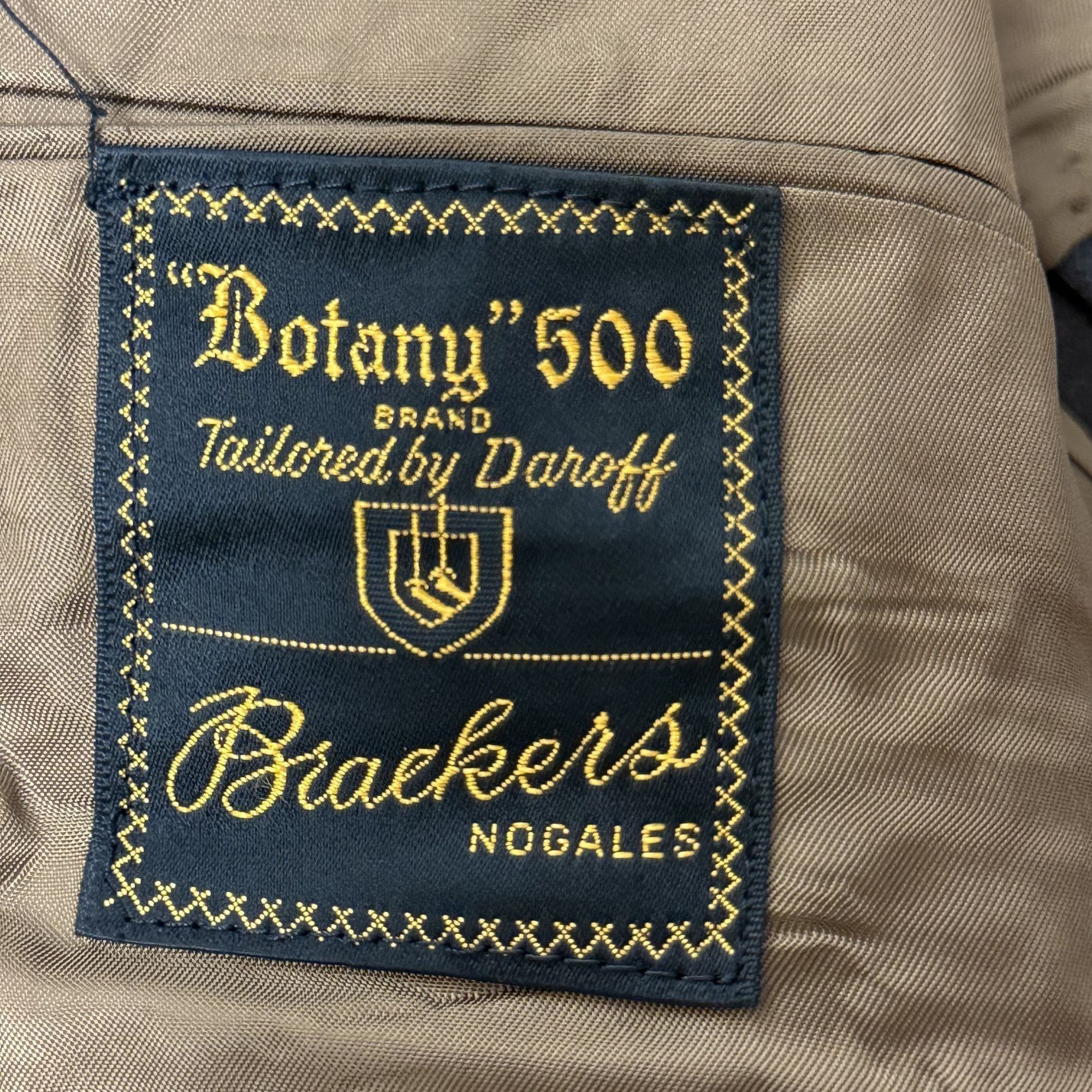 Botany 500 Vtg Botany 500 Sport Coat Blue TATTERSALL Stripe Blazer Size 40R - 4 Thumbnail