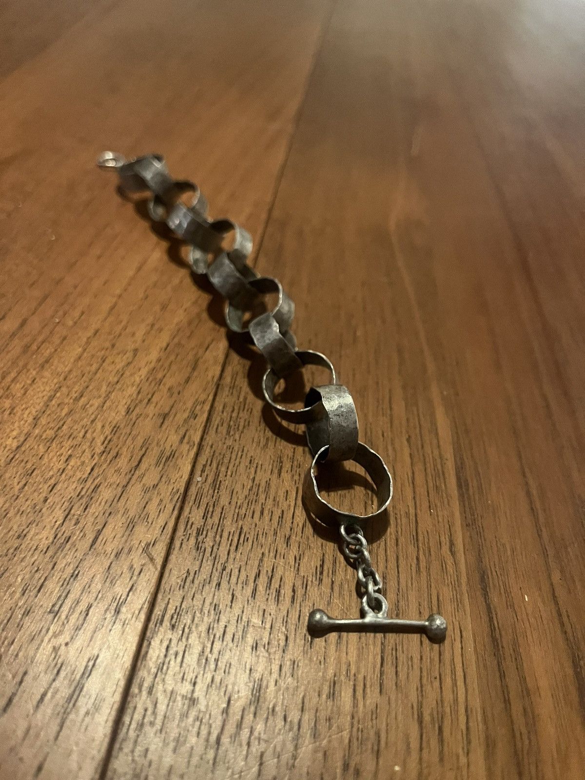 Vintage Handmade Silver Bracelet – Sardinian Artisan Piece Size ONE SIZE - 1 Thumbnail