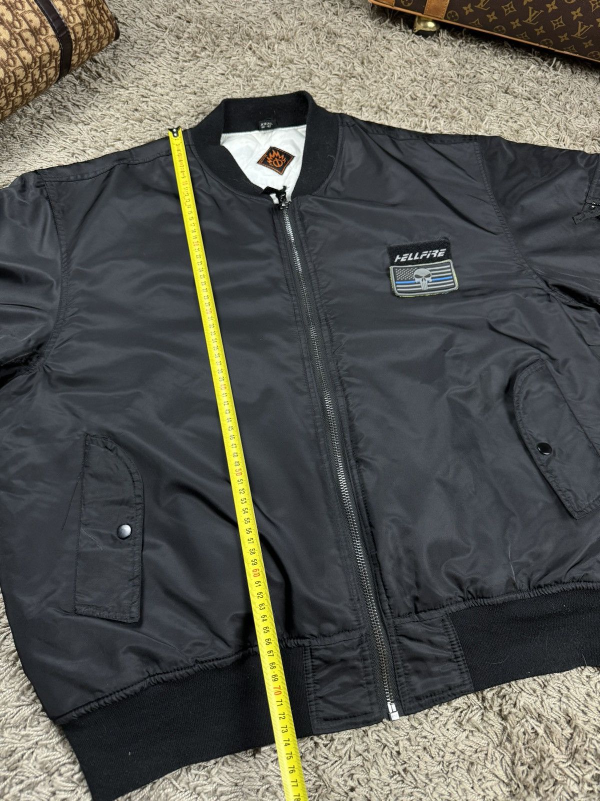Vintage Vintage bomber jacket Hellfire original retro casual item Size US XXL / EU 58 / 5 - 8 Thumbnail