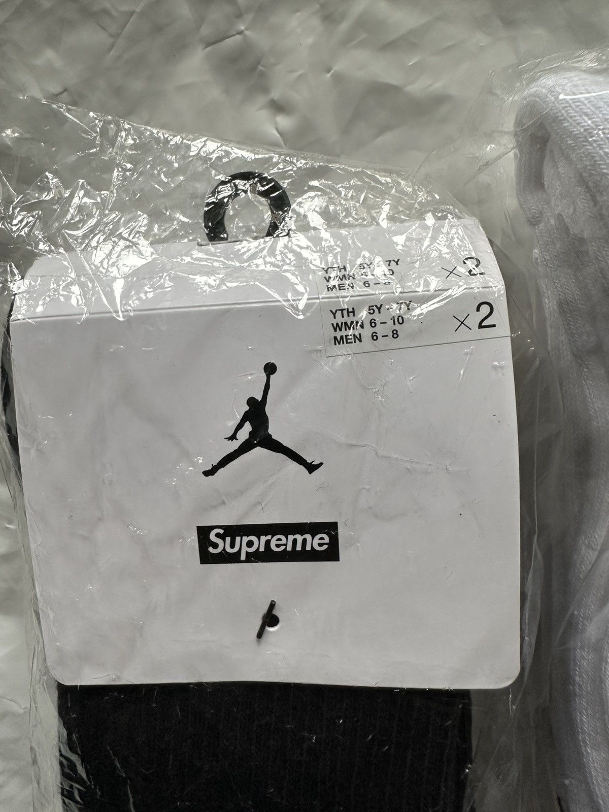 Jordan Brand × Supreme Supreme Jordan Socks 2 pack 4 Socks Size ONE SIZE - 6 Thumbnail