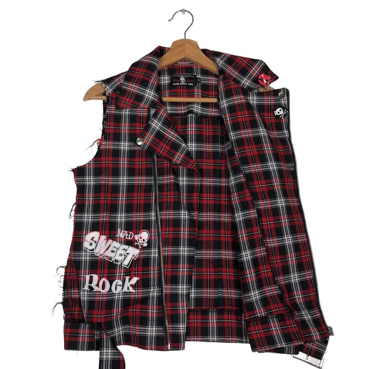 Hysteric Glamour DOUBLE BREAST PUNK BONDAGE BIKER BLOOD STORM SKELETON RARE Size US M / EU 48-50 / 2 - 11 Thumbnail