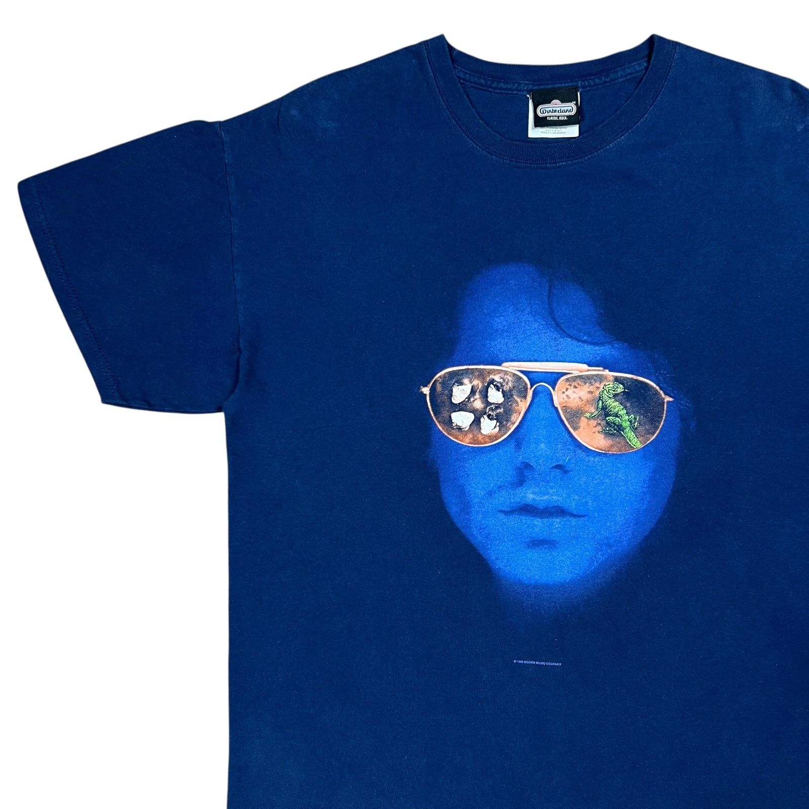 Band Tees × Vintage 1999 The Doors Jim Morrison I Am The Lizard King band tee Size US L / EU 52-54 / 3 - 4 Thumbnail