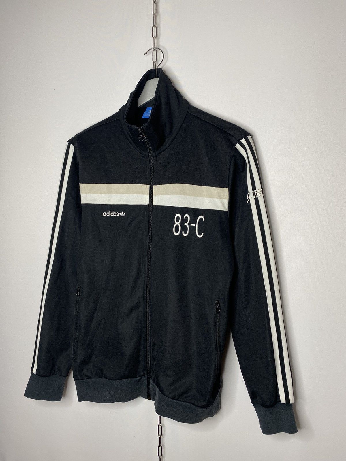 adidas 83-C leather track jacket