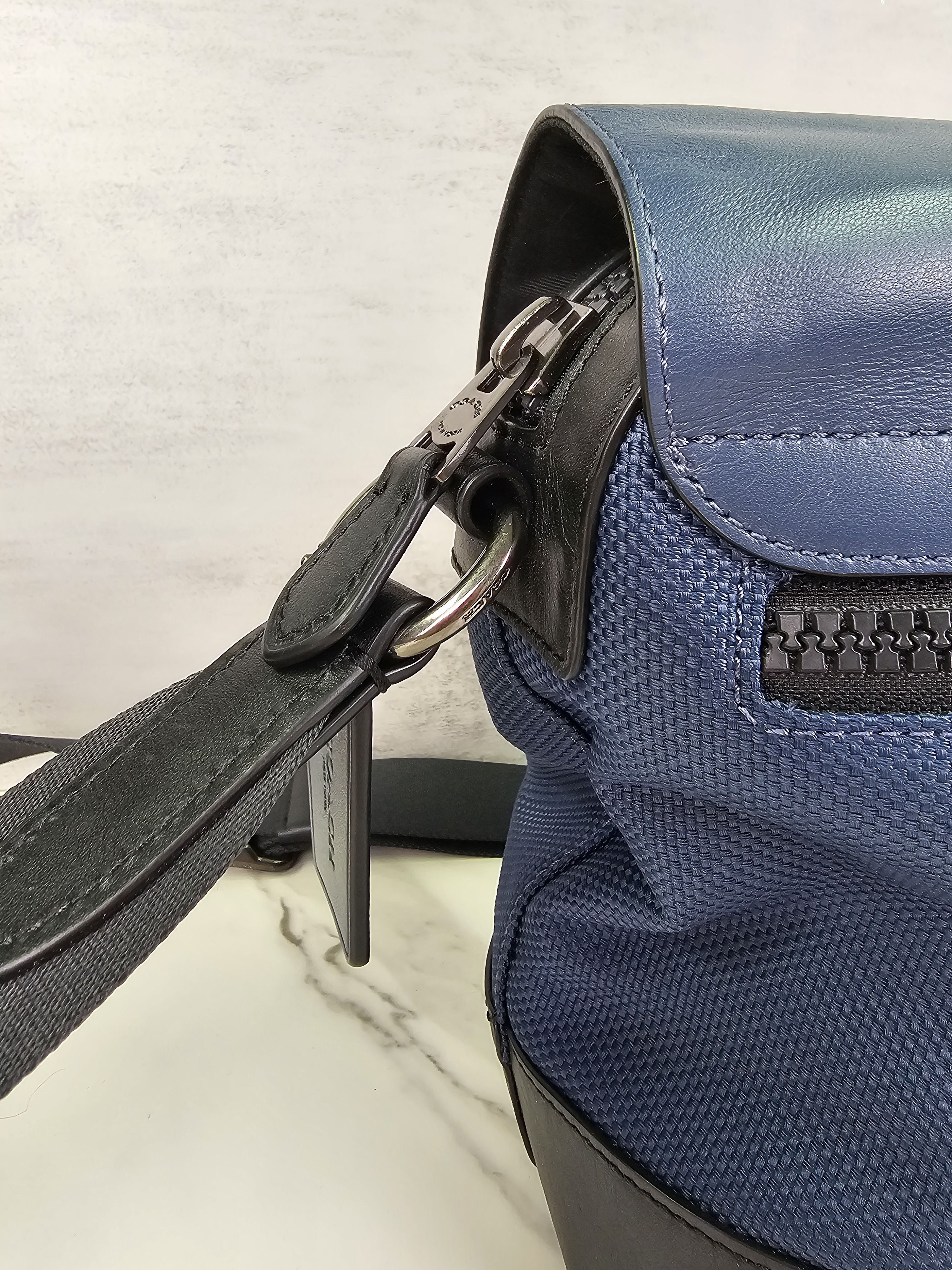 Coach Coach Blue Terrain Bike Crossbody Bag Size ONE SIZE - 9 Thumbnail