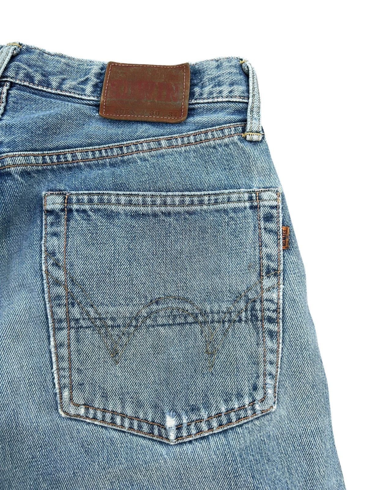 Kapital Vintage Edwin 505X Selvedge Distressed Denim Jeans Size US 30 / EU 46 - 12 Thumbnail