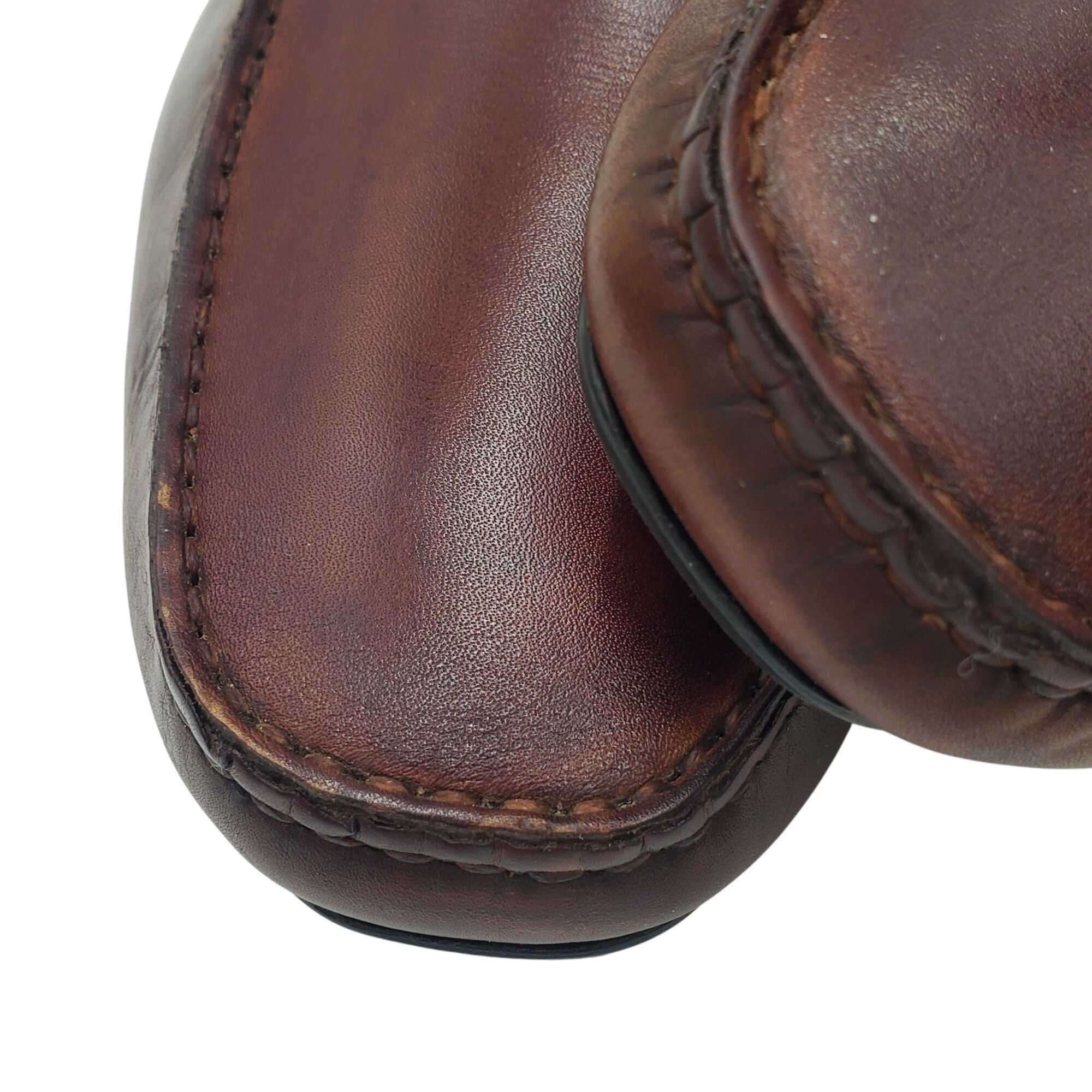 Florsheim Florsheim Men's size 10 Brown Leather Slip-On Casual Driving Size US 10 / EU 43 - 4 Thumbnail