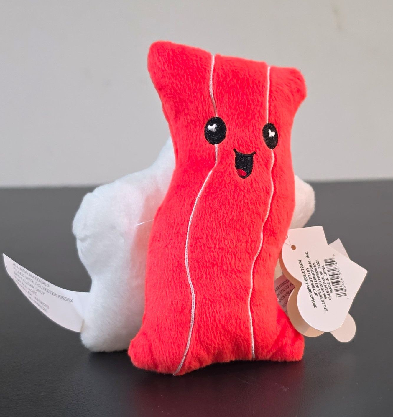 Greenbrier International 2-Piece Plush Toy Set in Red, Men's