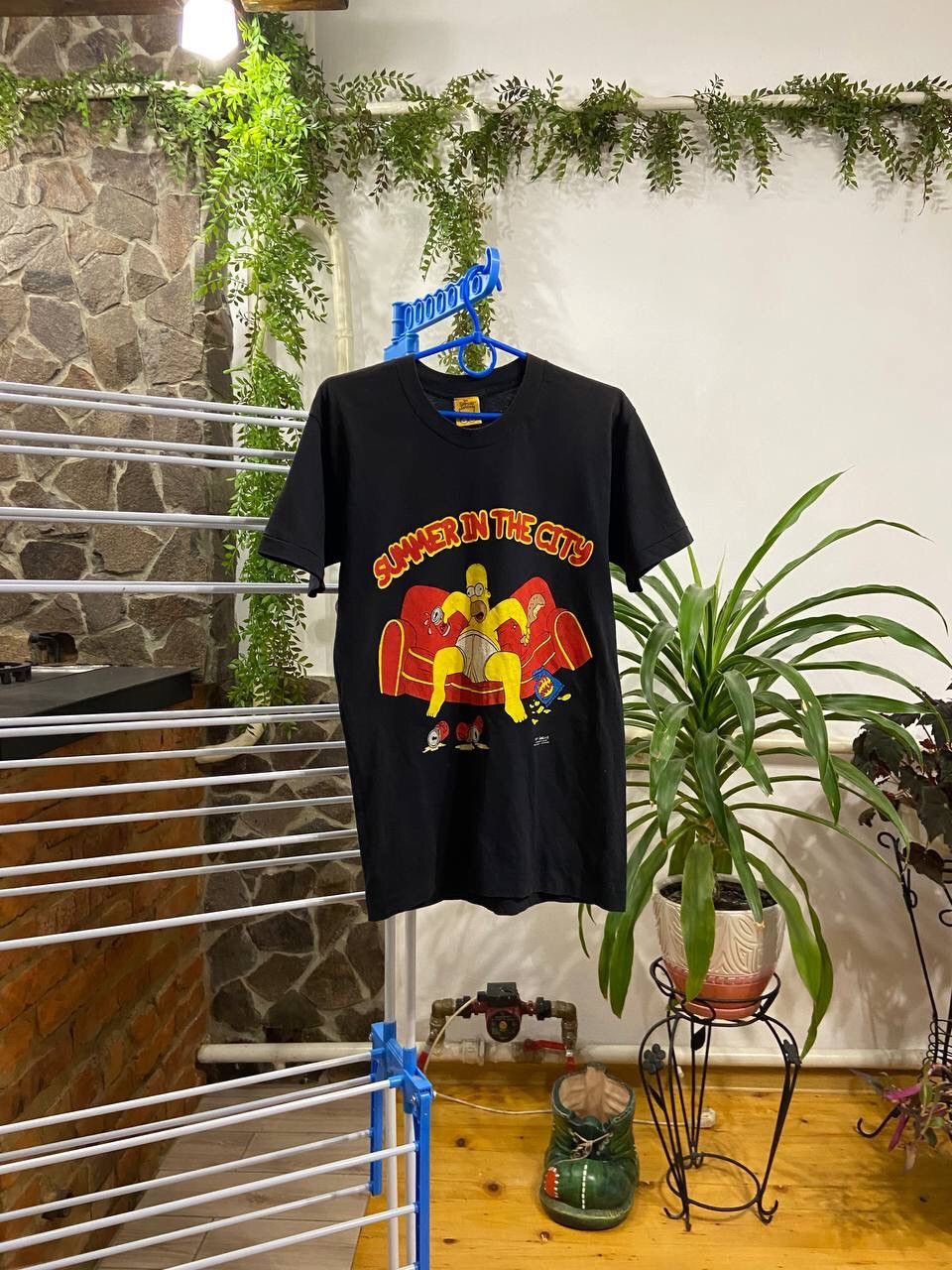Vintage Vintage 1999 Himer Simpson Beer "Summer In The City" T-Shirt Size US S / EU 44-46 / 1 - 1 Thumbnail