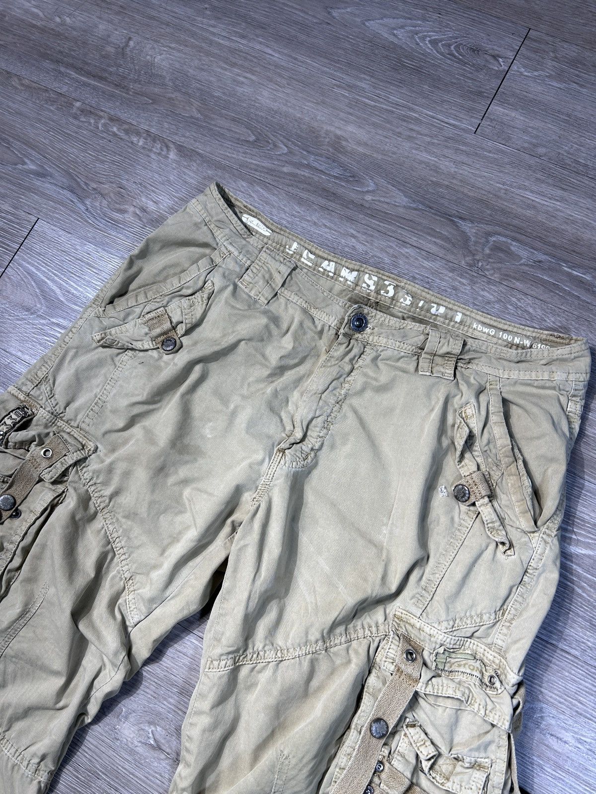 Vintage Vintage Multi-pocket Baggy Fit Stone Cargo Pants Size 36x32 Size US 36 / EU 52 - 5 Thumbnail