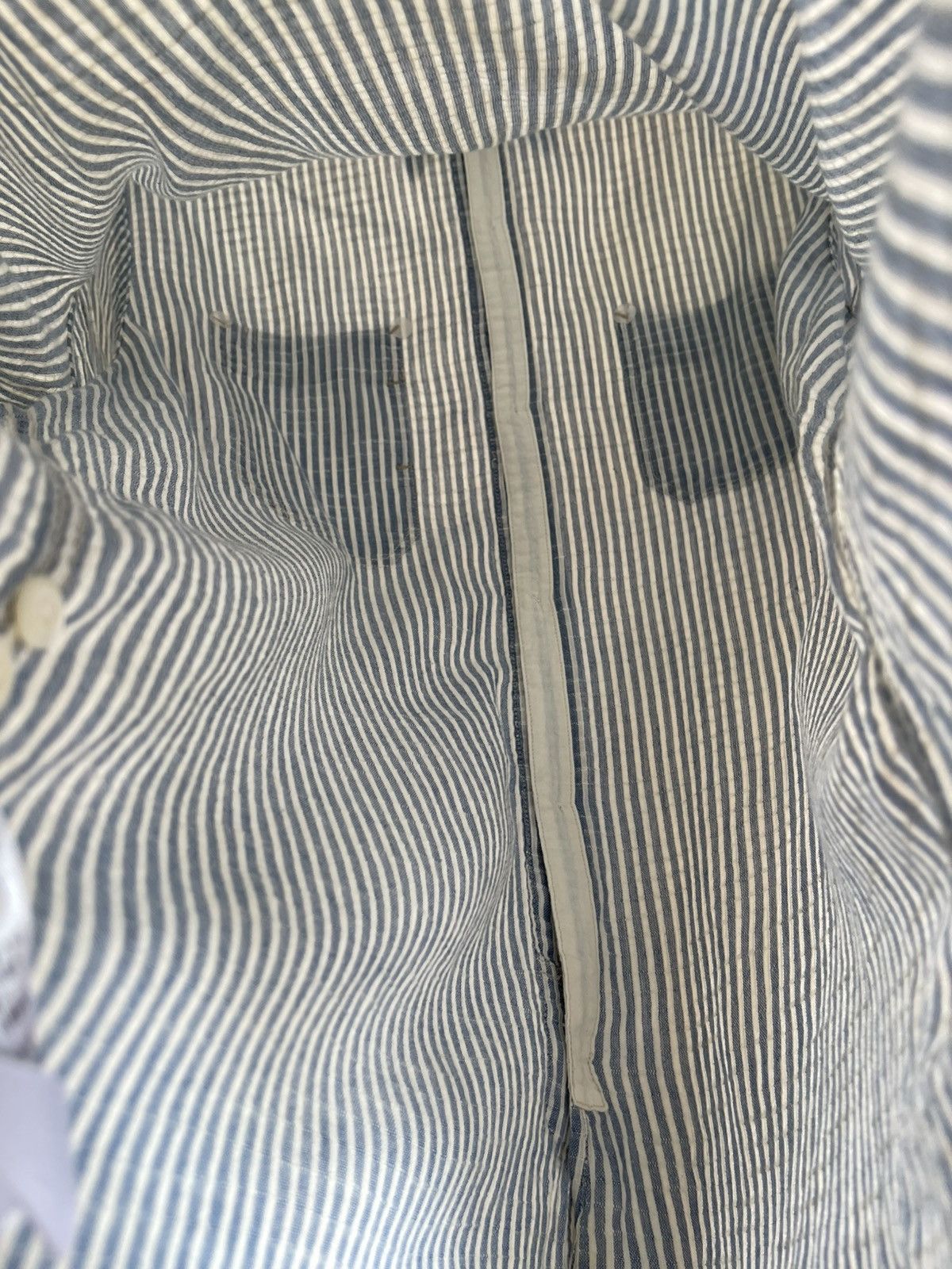 RRL Ralph Lauren RRL Double RL Striped Blue Longsleeve Button Shirt 3775279 Size US M / EU 48-50 / 2 - 11 Thumbnail