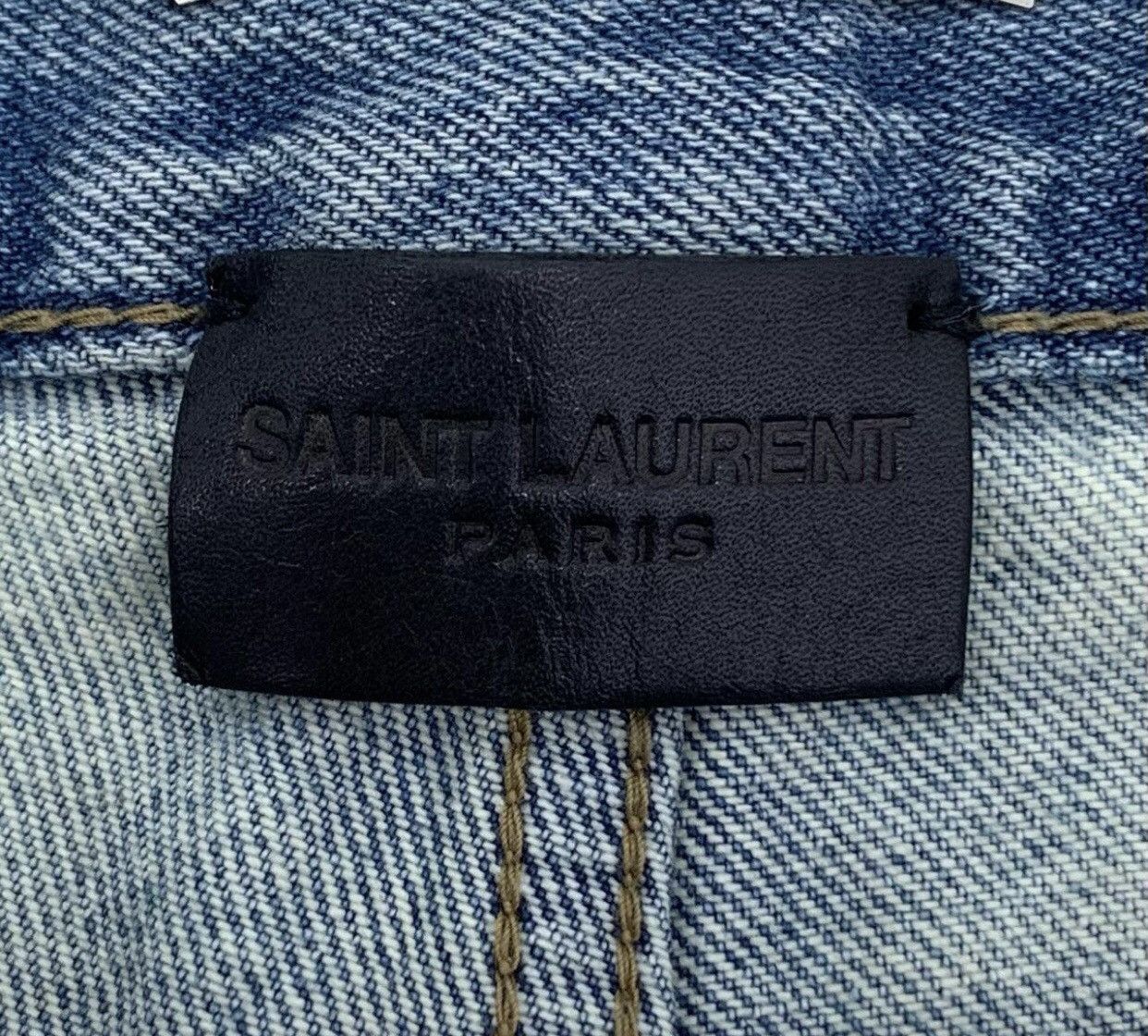 Saint Laurent Paris Saint Laurent SLP vintage vintage vintage blue leg jeans Size US 31 - 6 Thumbnail