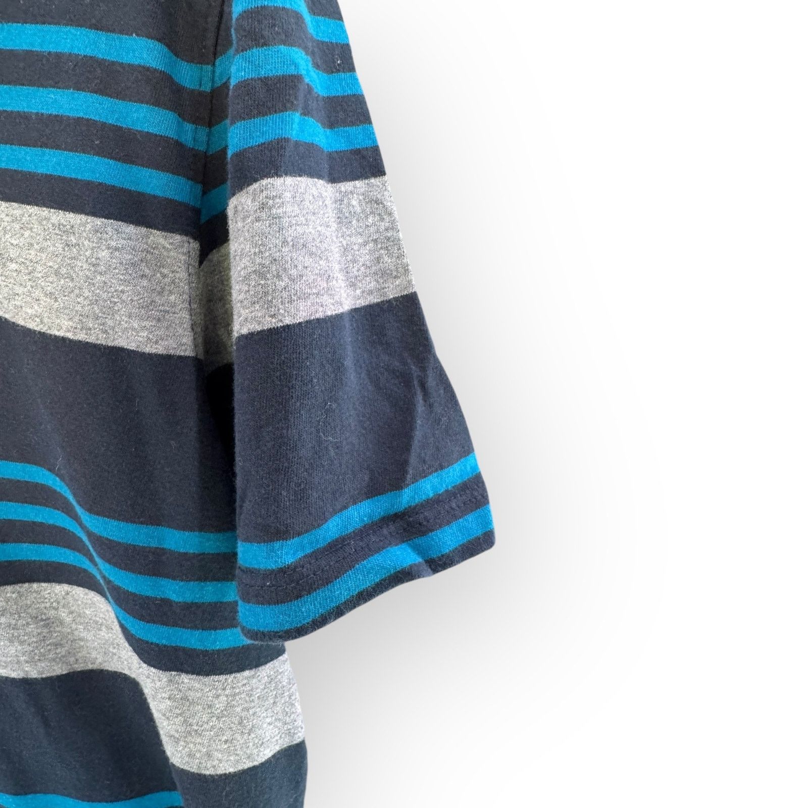 Calvin Klein Calvin Klein Men’s Polo Shirt Blue Gray Striped Size M Size US M / EU 48-50 / 2 - 5 Thumbnail
