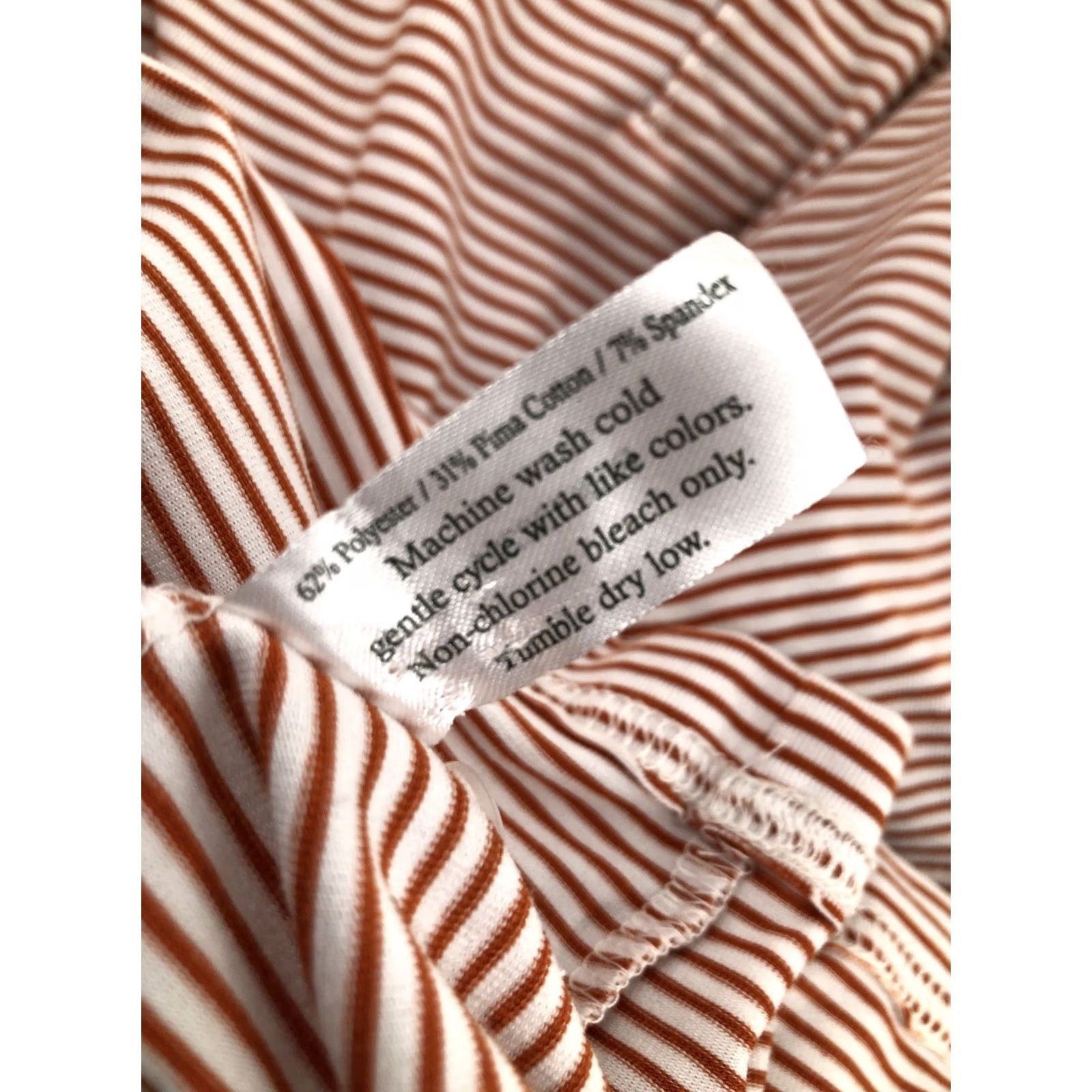 Vintage Criquet Polo Shirt Embroidered Mens L Striped Short Sleeve Orange White Horizontal Stripe Vintage? Size US L / EU 52-54 / 3 - 6 Thumbnail