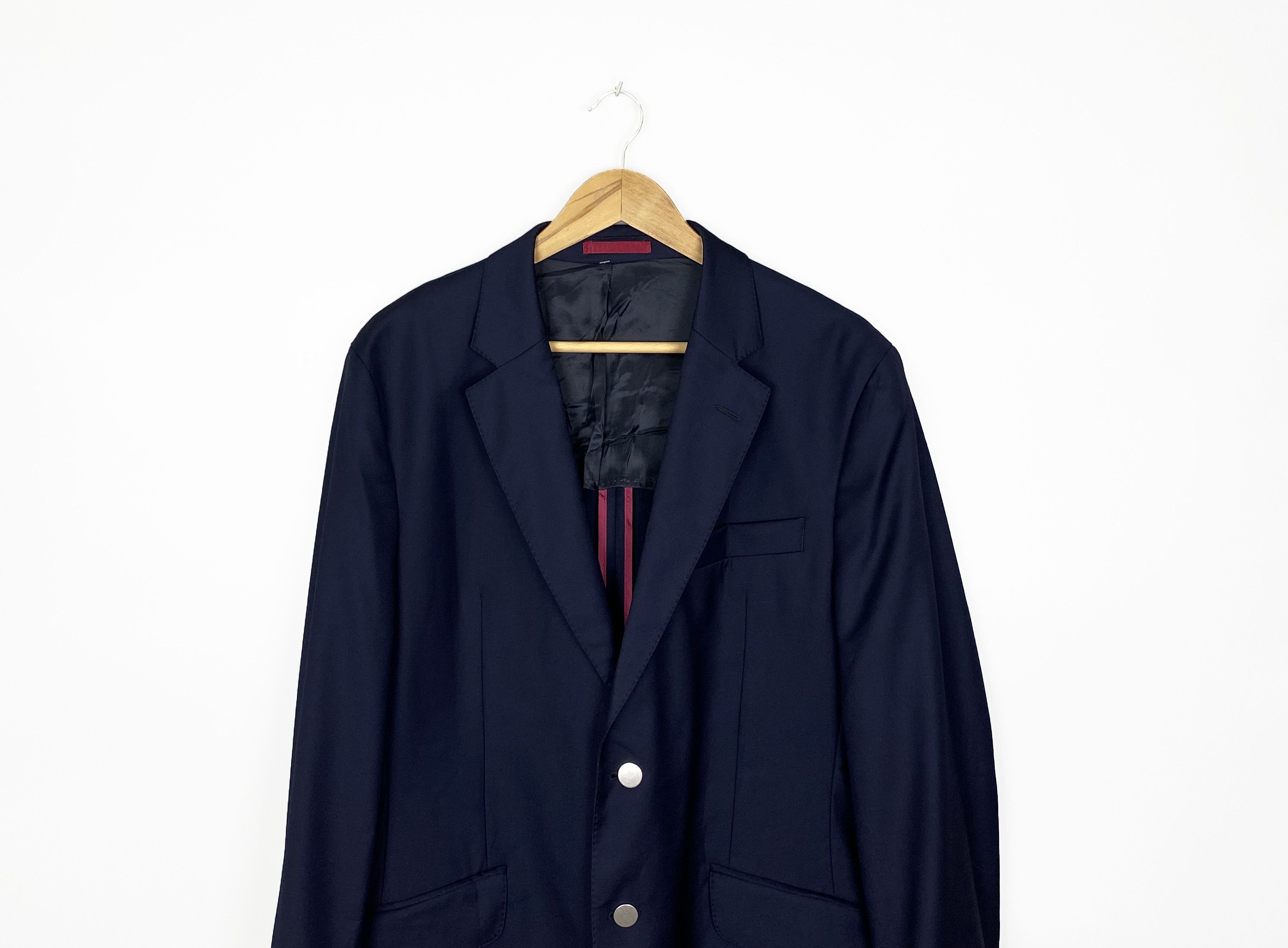 Hackett Hackett Wool Navy Blazer Size 42R Size 42R - 2 Thumbnail