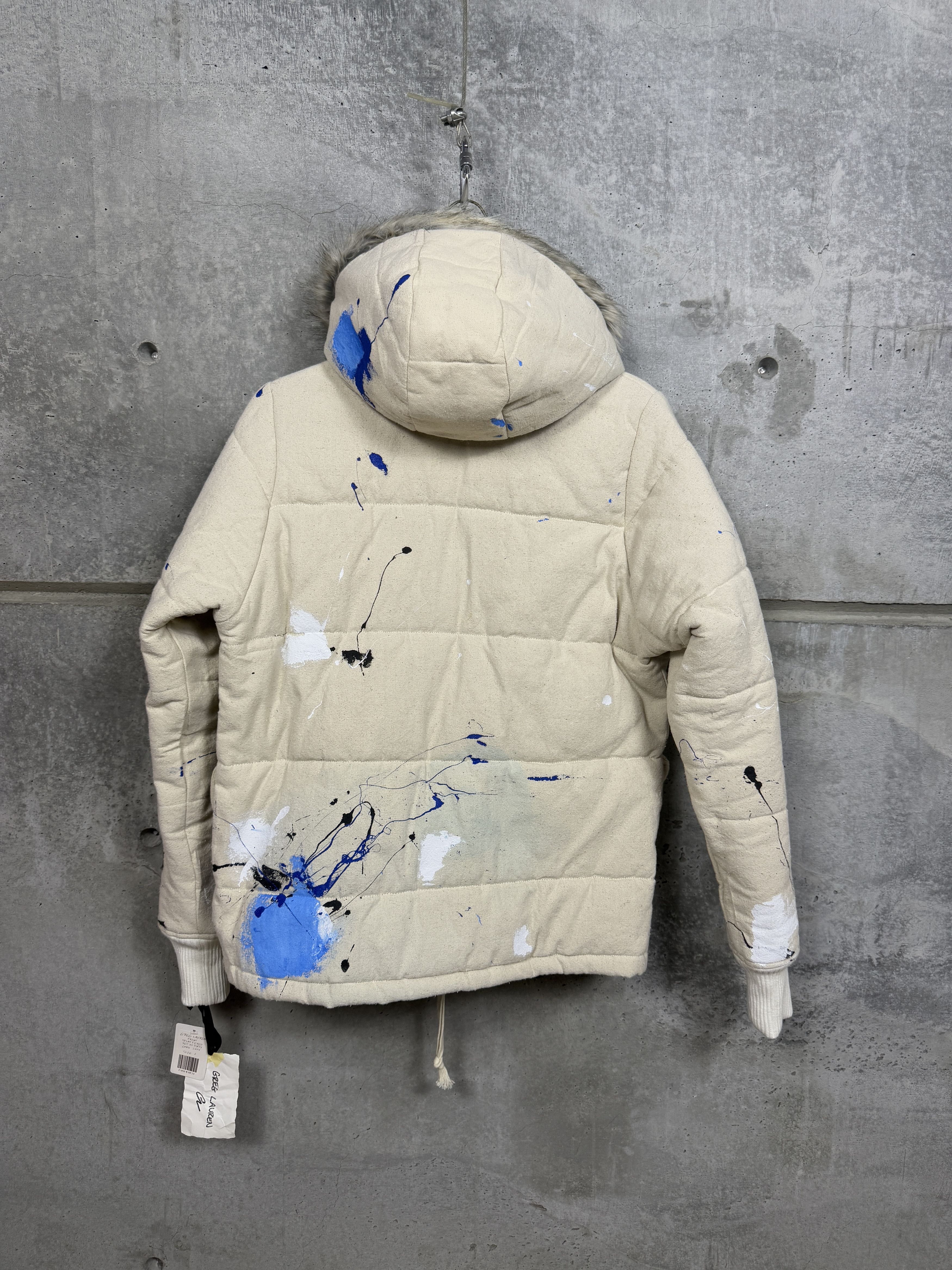 Greg Lauren Greg Lauren Paint Splattered Retro Puffy Parka Size US M / EU 48-50 / 2 - 6 Thumbnail